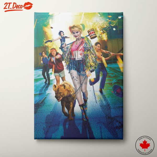 Harley Quinn in Action with Friends