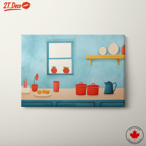 Vibrant Kitchen Still Life with Fruits