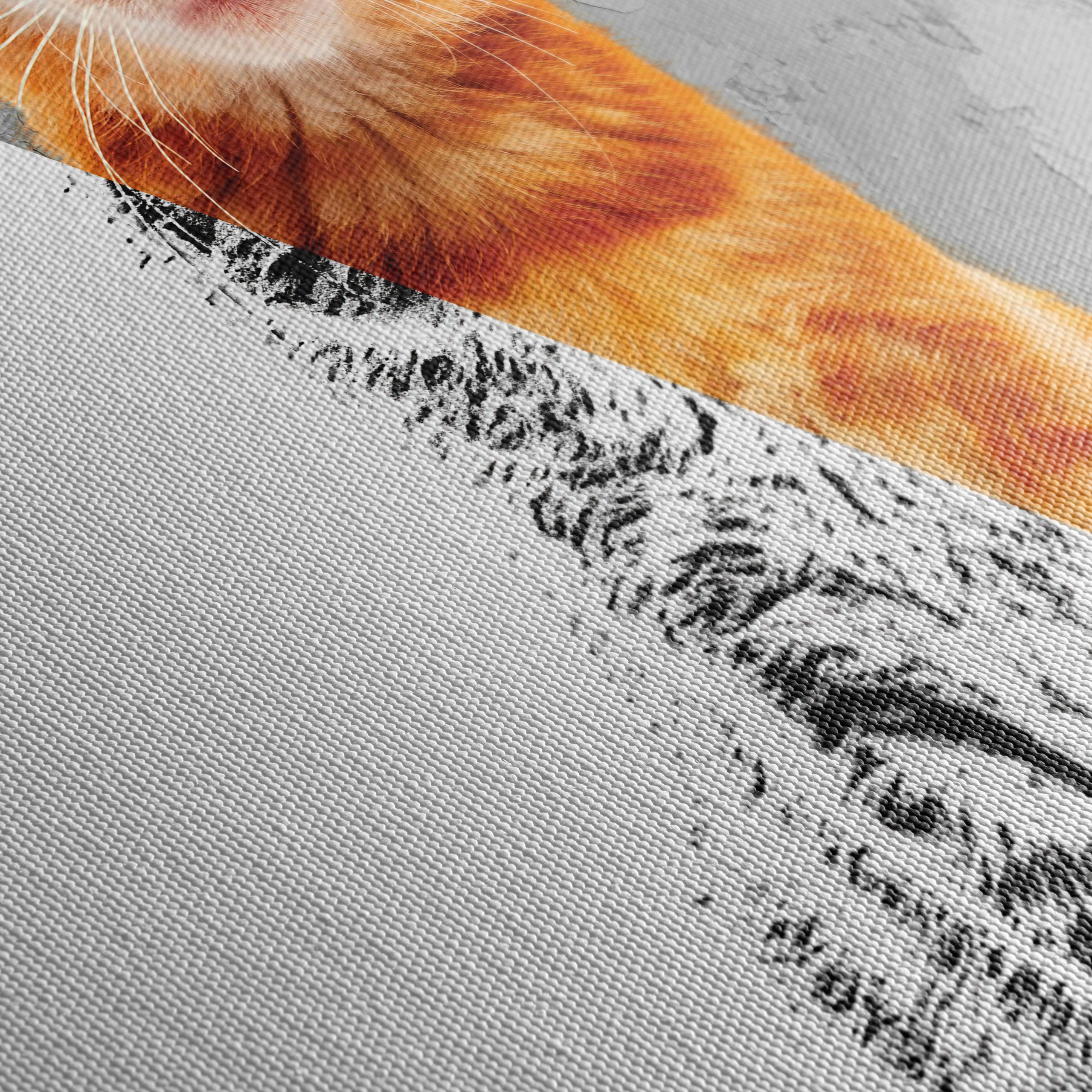 Stylized Cat Artwork in Modern Design - Image 5