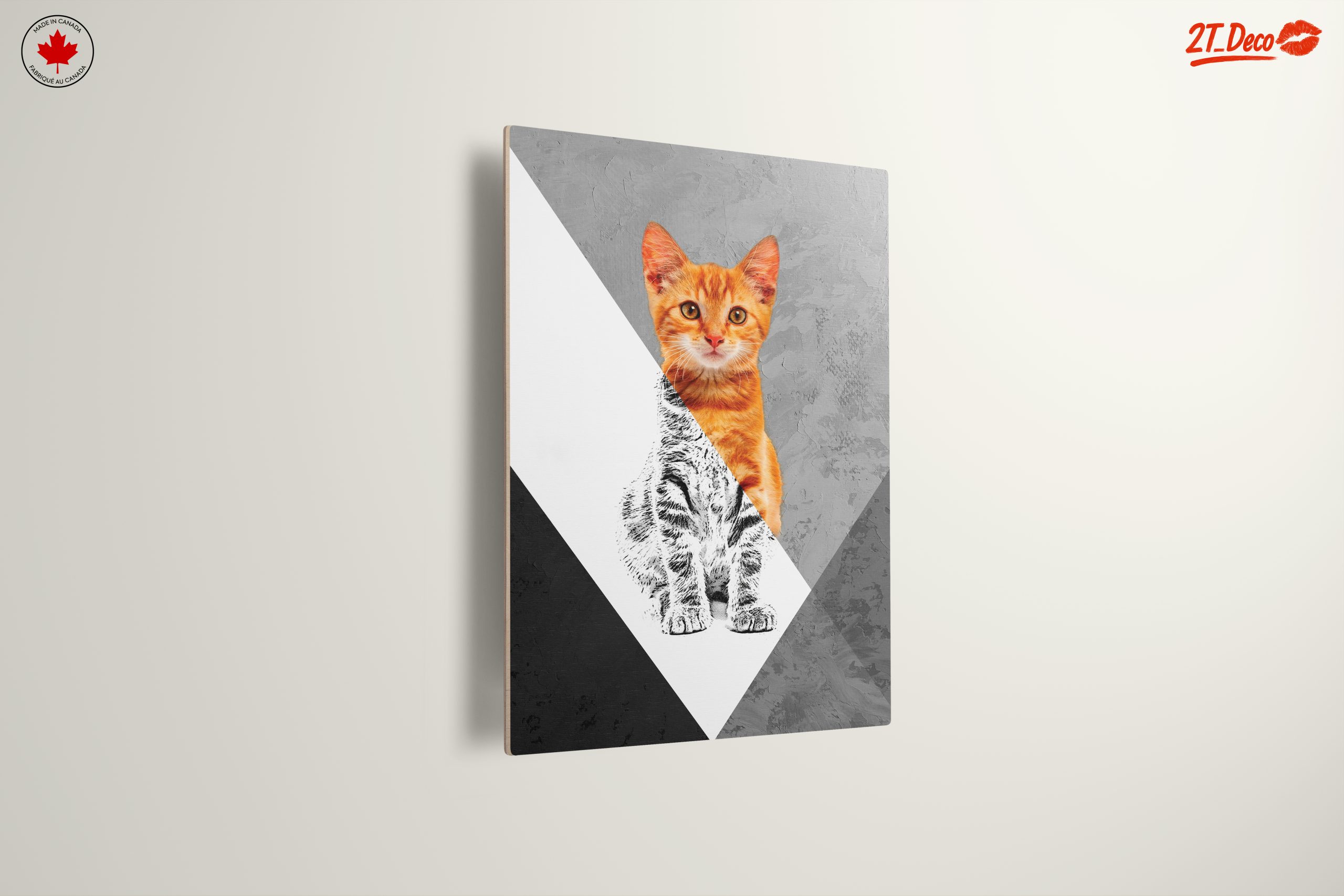 Stylized Cat Artwork in Modern Design - Image 13