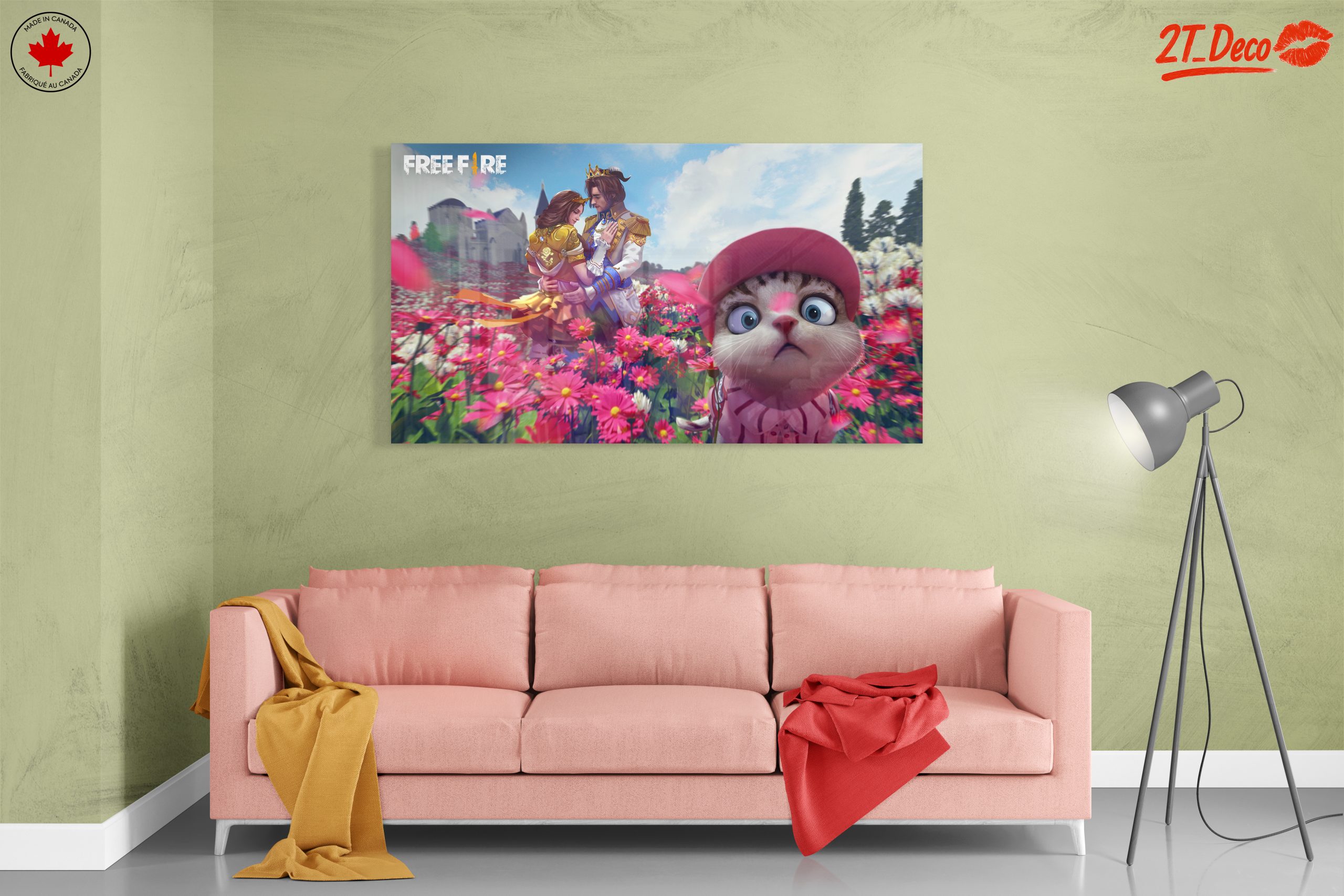 Charming Anime Couple in Flower Field - Image 7