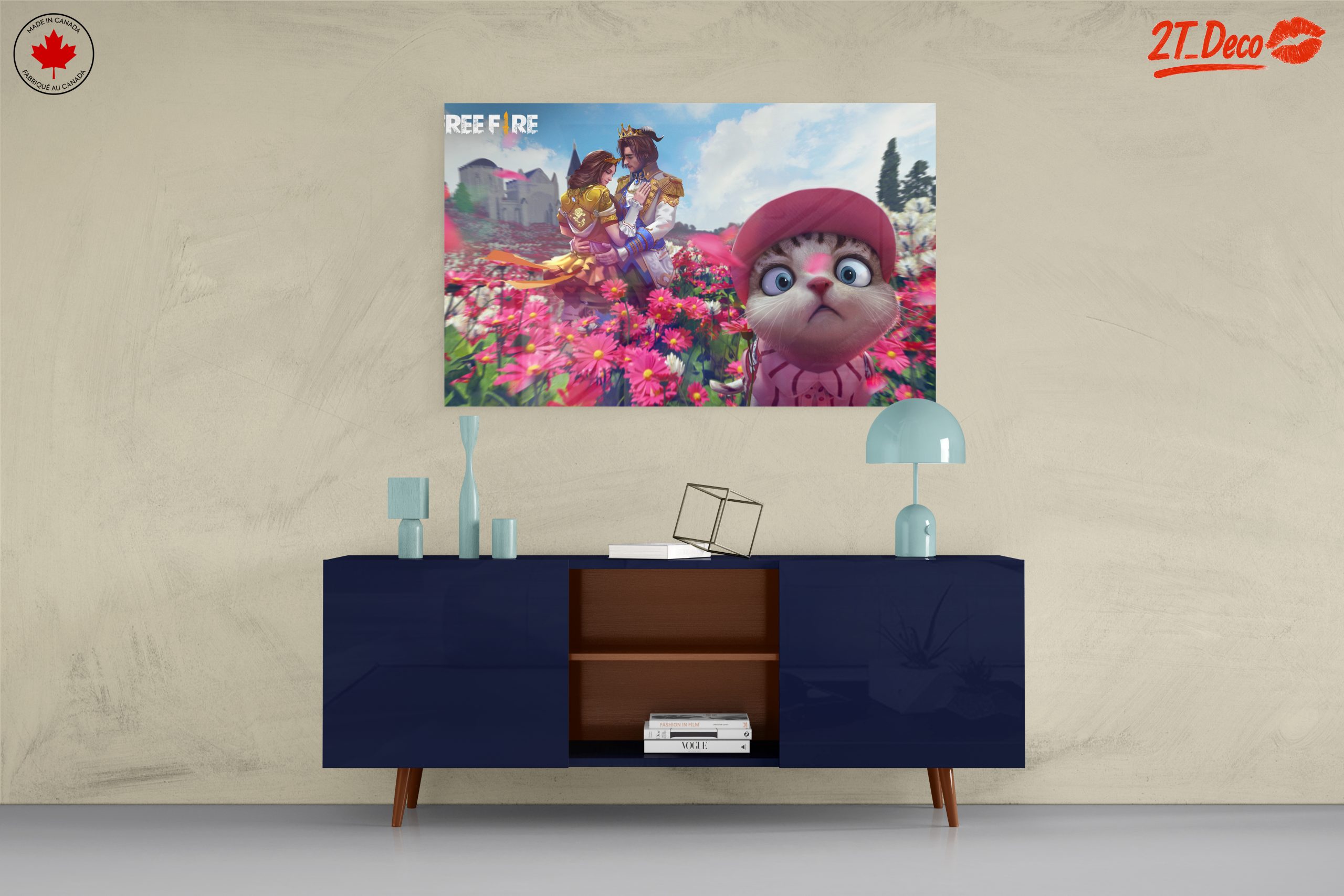 Charming Anime Couple in Flower Field - Image 8