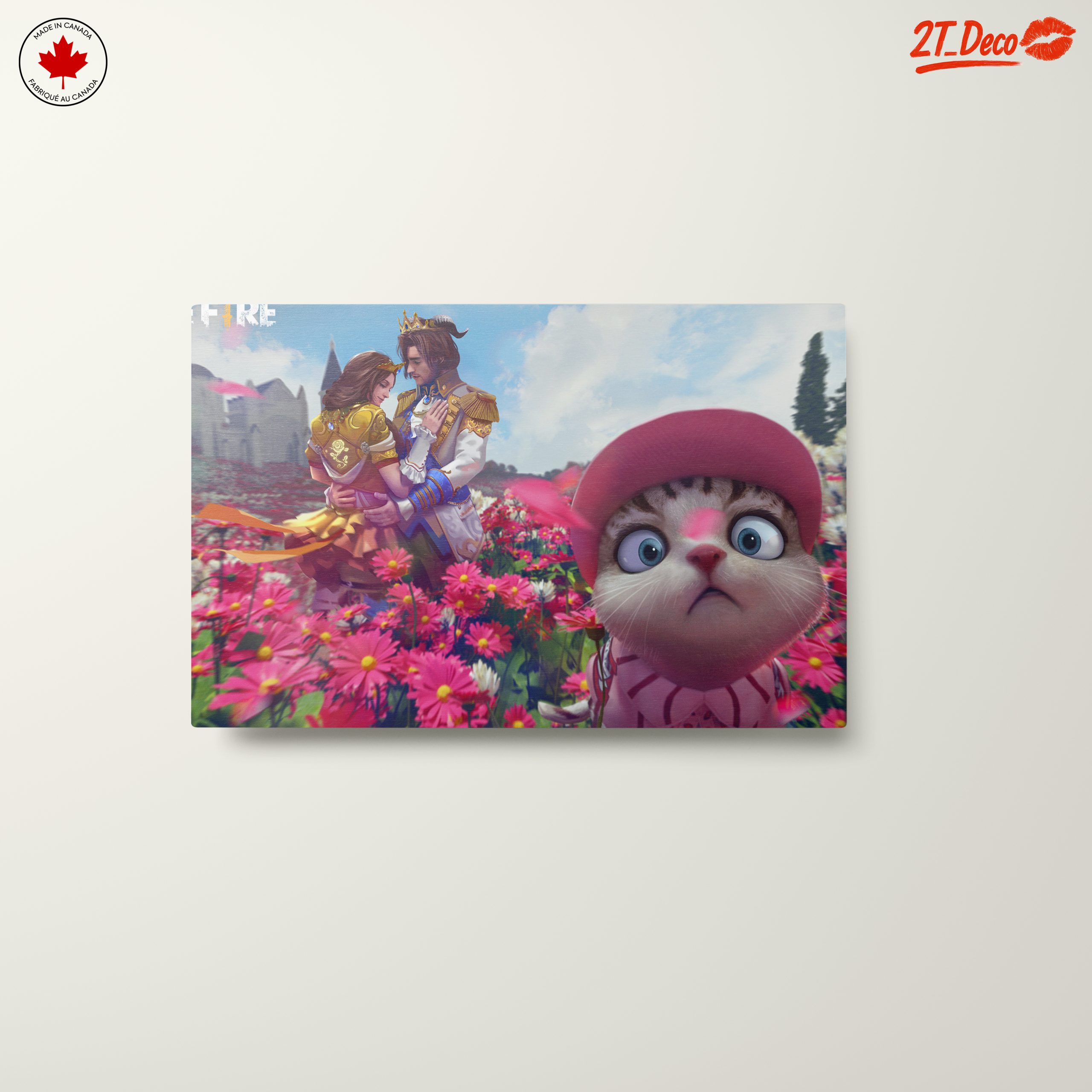 Charming Anime Couple in Flower Field - Image 10