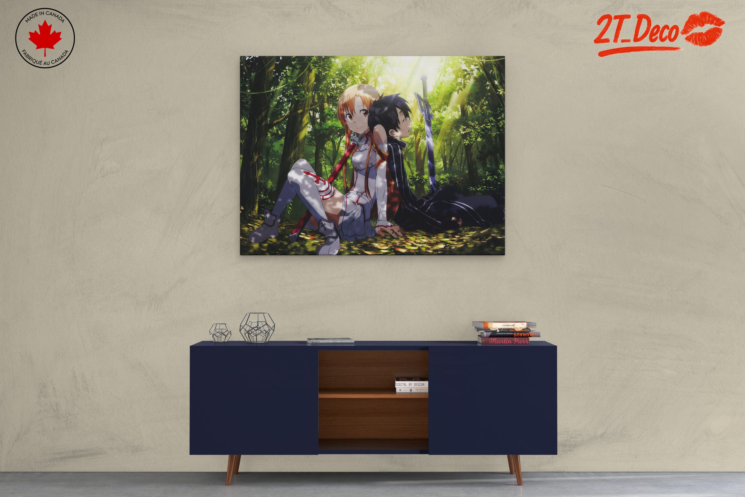 Sword Art Online Characters in a Lush Forest - Image 3