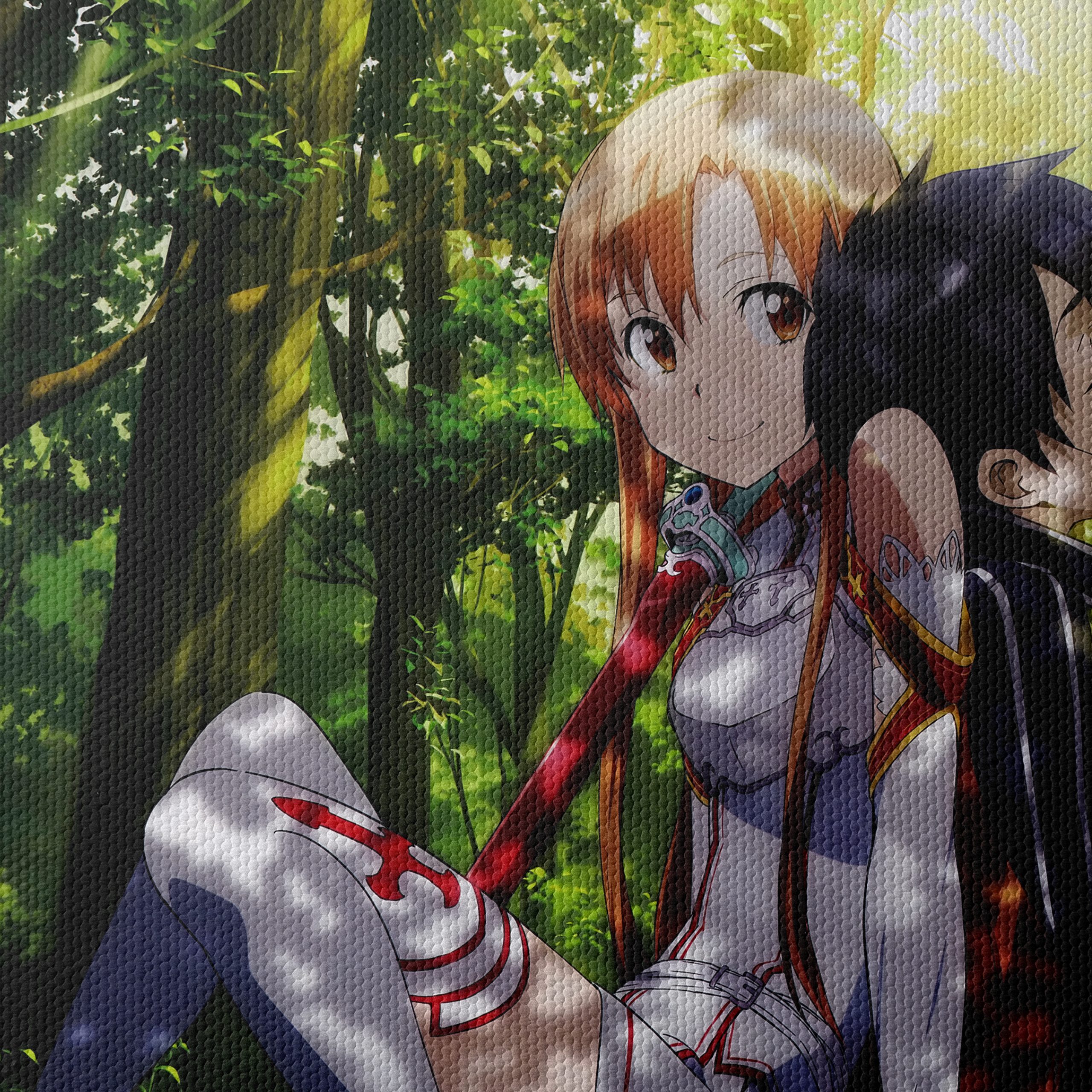 Sword Art Online Characters in a Lush Forest - Image 4