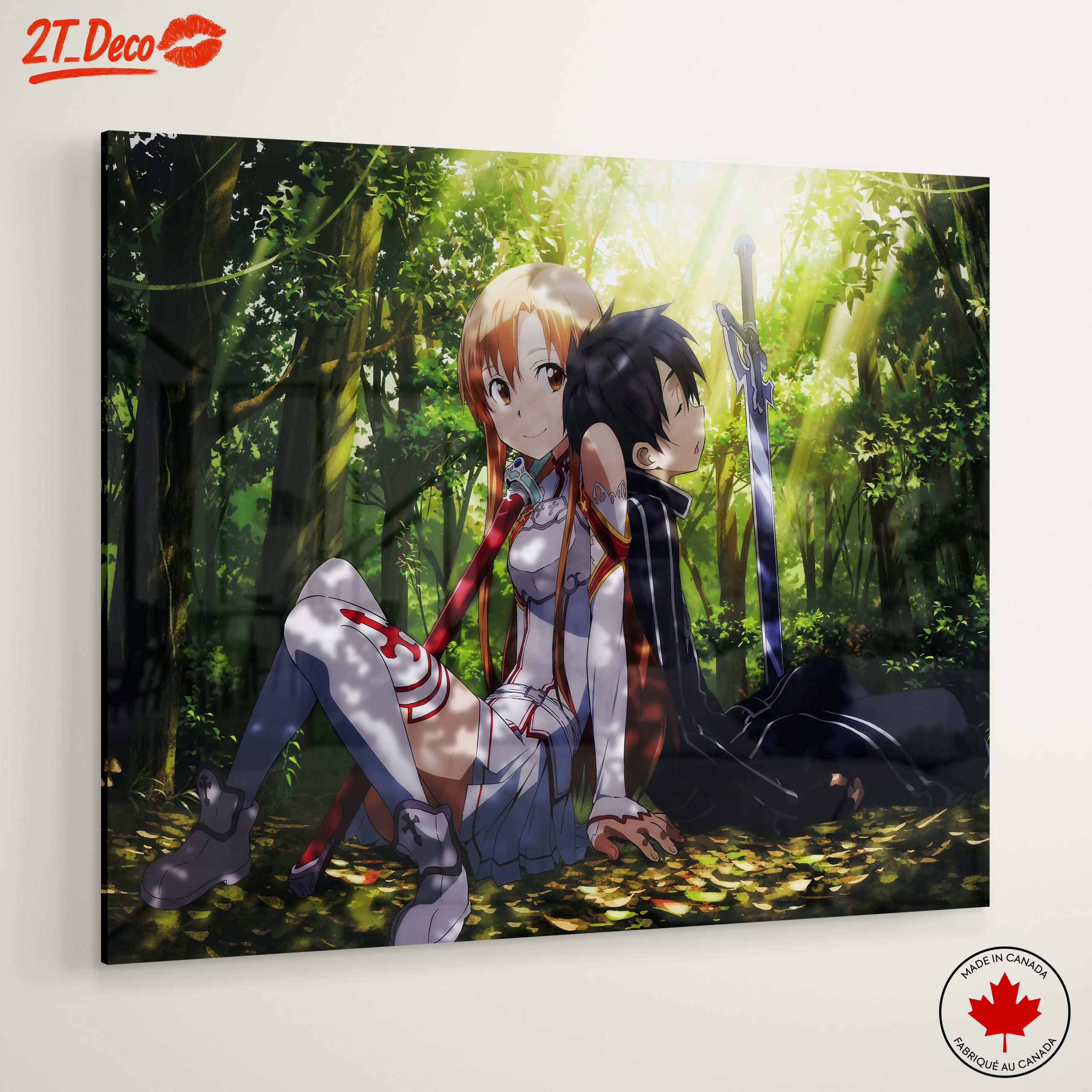 Sword Art Online Characters in a Lush Forest - Image 6