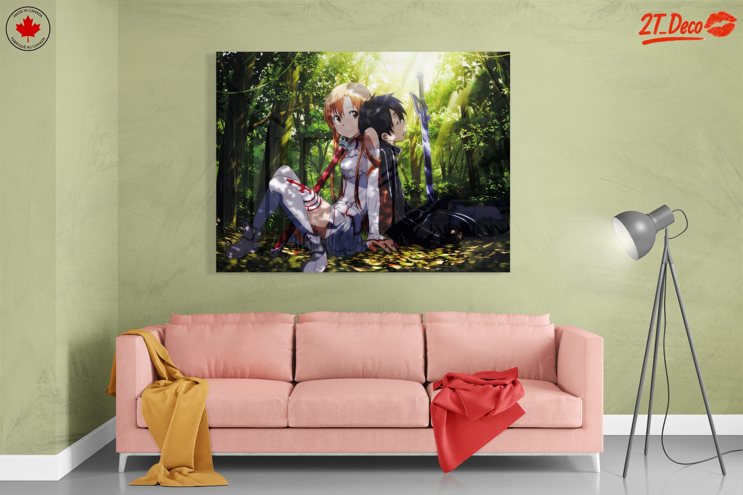 Sword Art Online Characters in a Lush Forest - Image 7