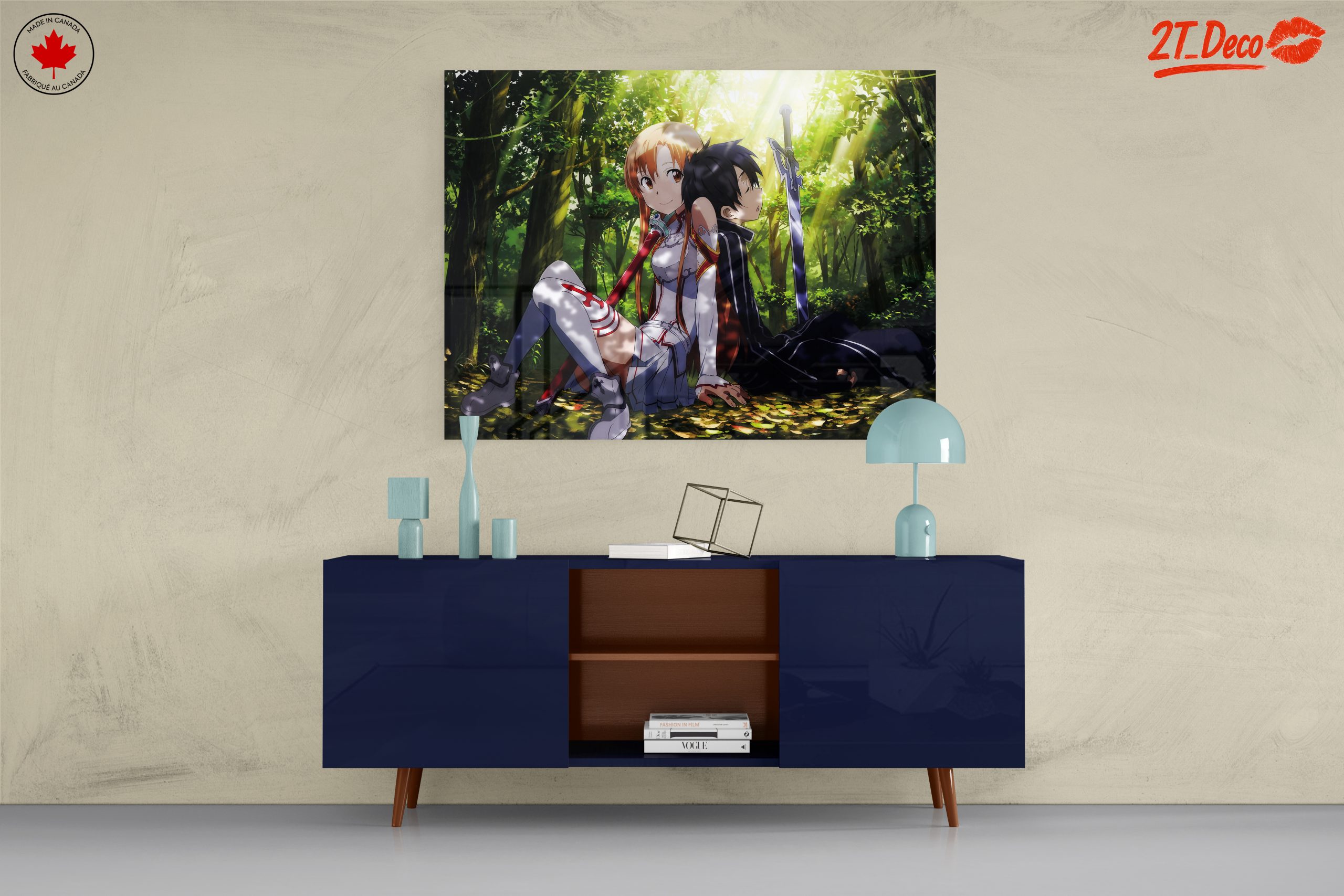 Sword Art Online Characters in a Lush Forest - Image 8