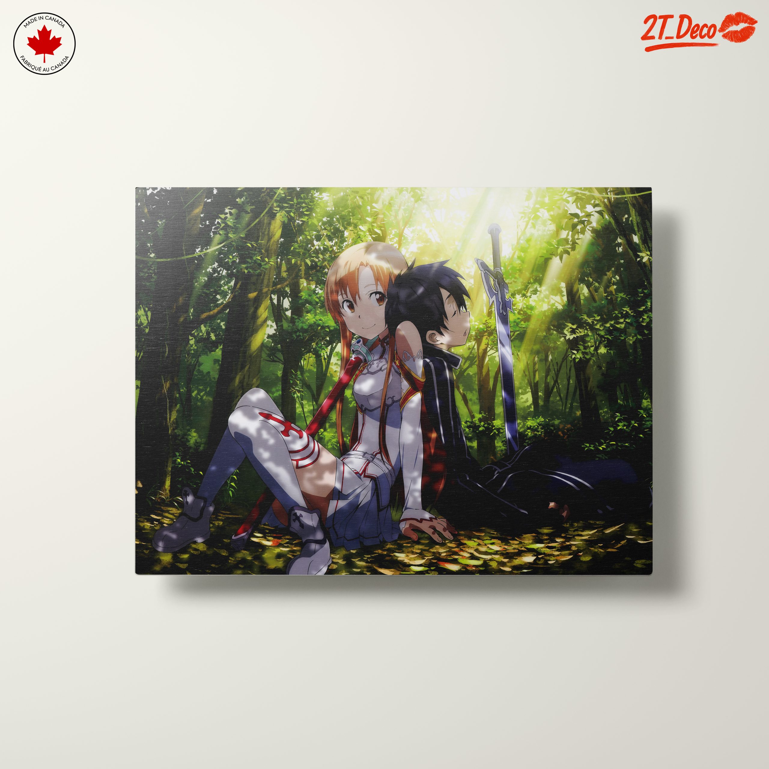 Sword Art Online Characters in a Lush Forest - Image 10