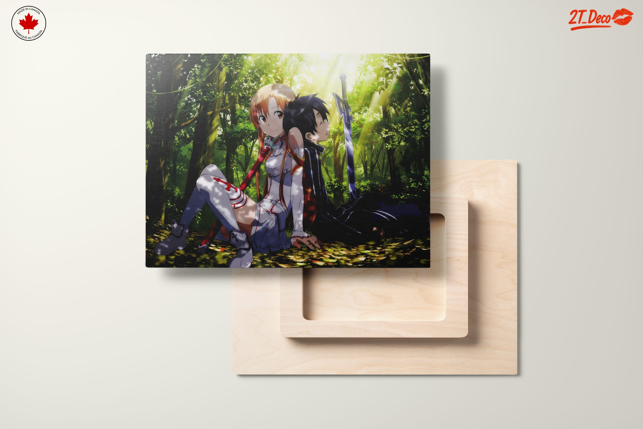 Sword Art Online Characters in a Lush Forest - Image 11