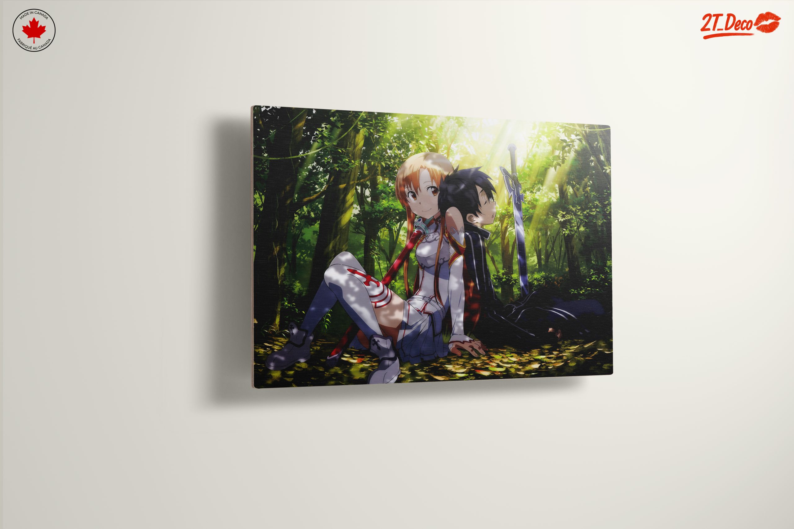 Sword Art Online Characters in a Lush Forest - Image 13