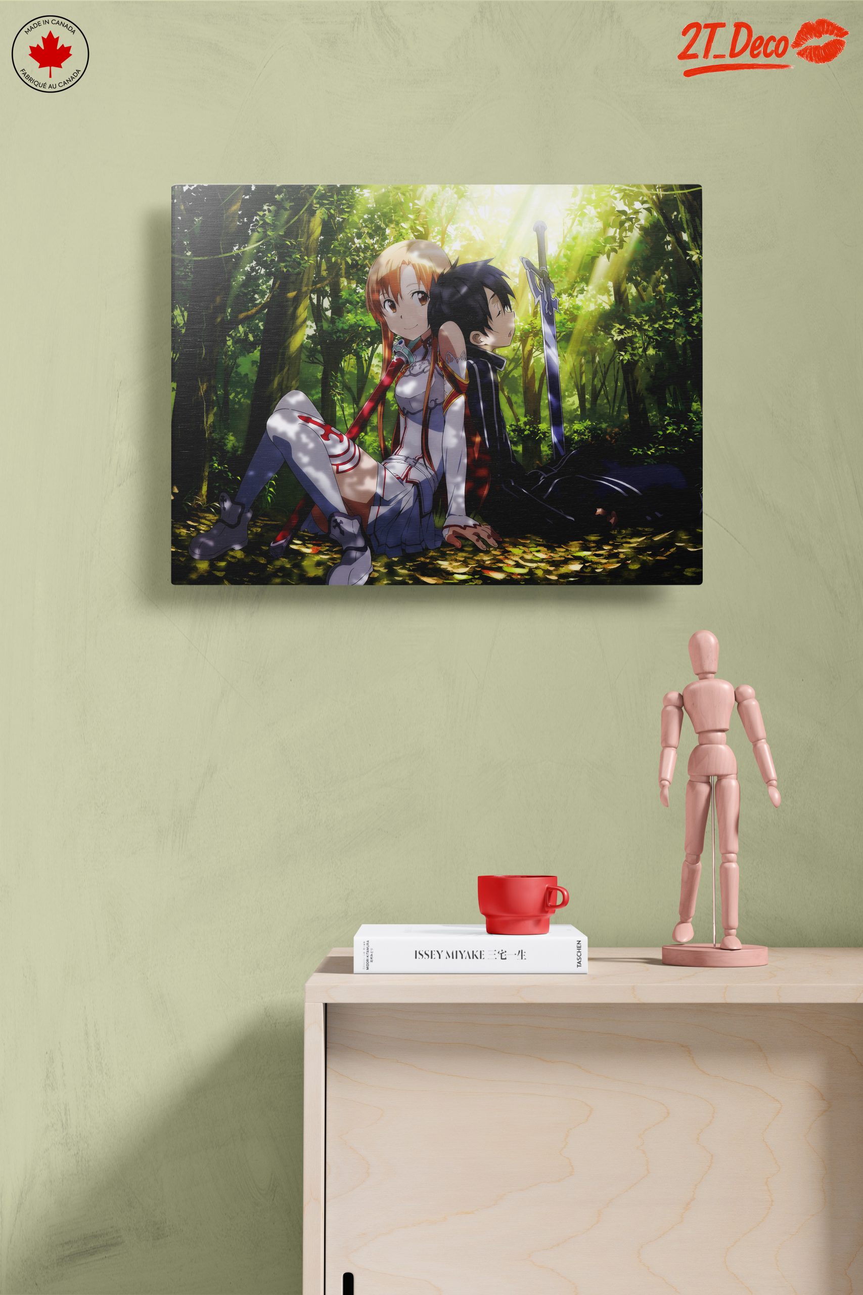 Sword Art Online Characters in a Lush Forest - Image 14