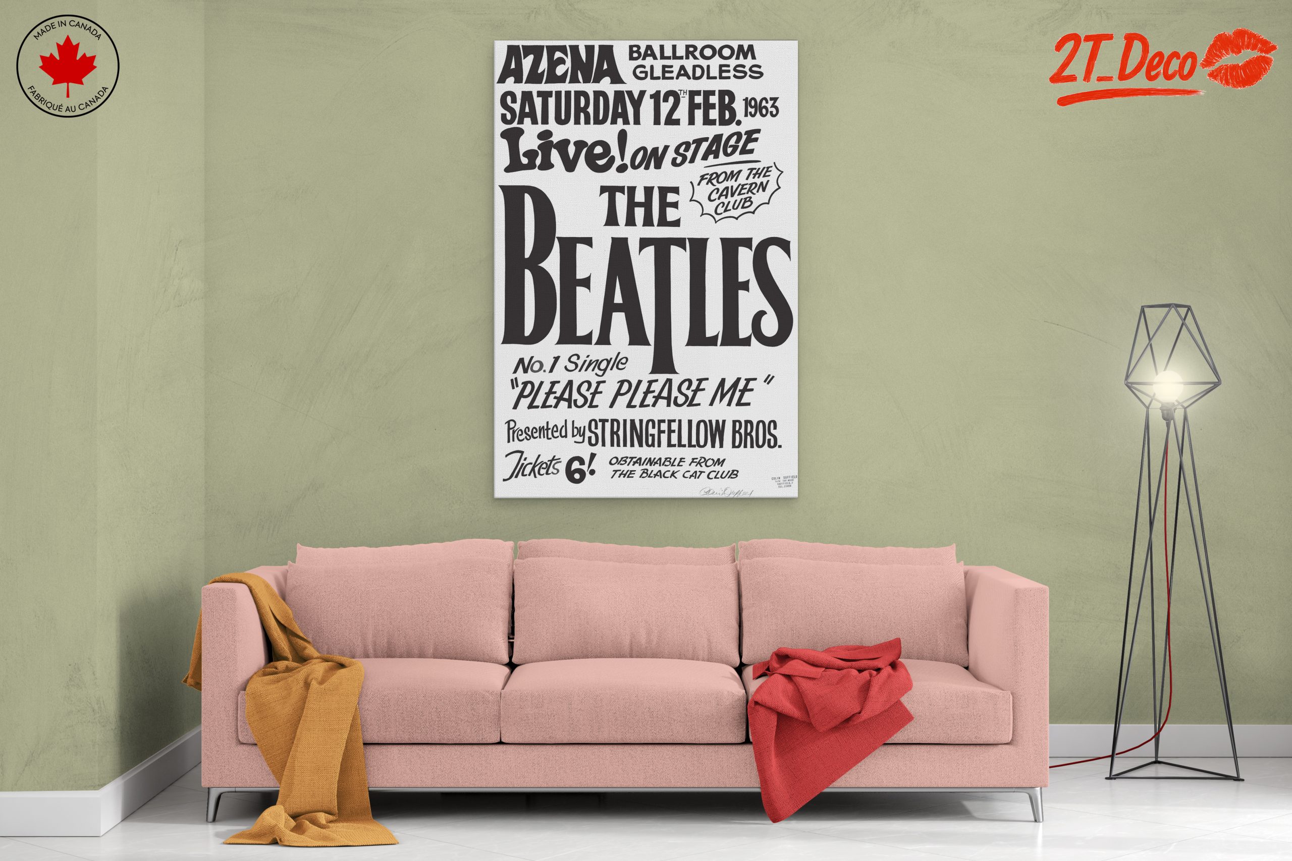 The Beatles Concert Poster Art - Image 2