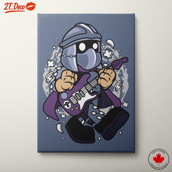 Vibrant Fantasy Character with Guitar
