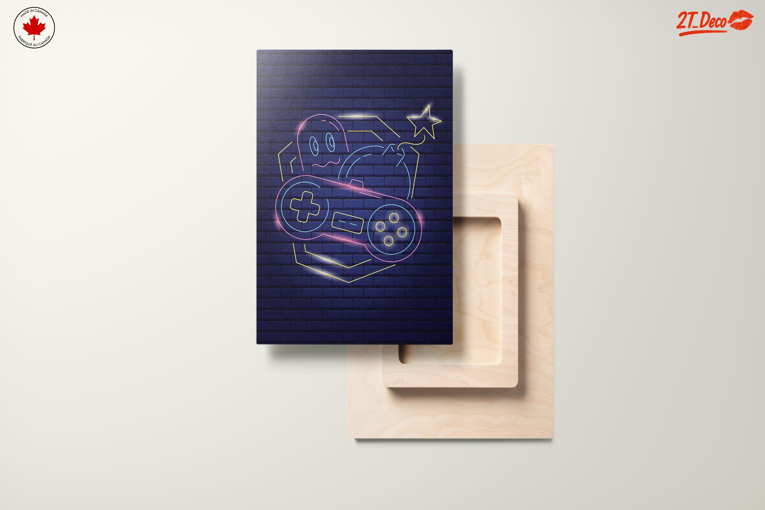 Neon Game Controller Art - Image 11
