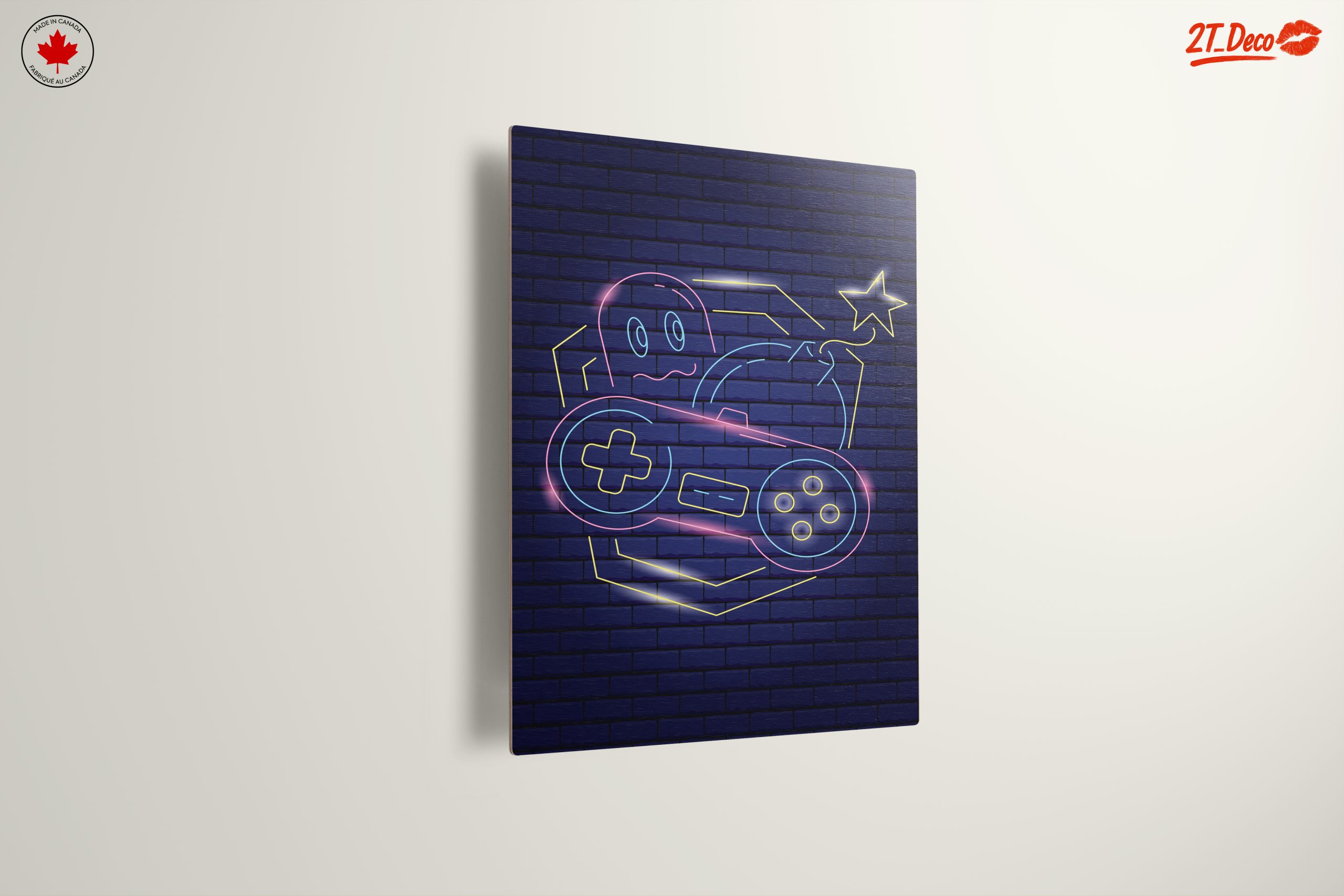 Neon Game Controller Art - Image 13