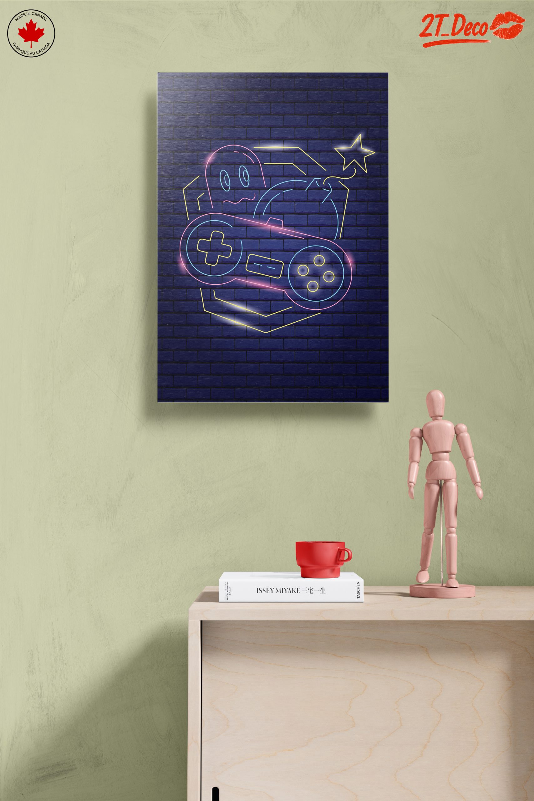 Neon Game Controller Art - Image 14