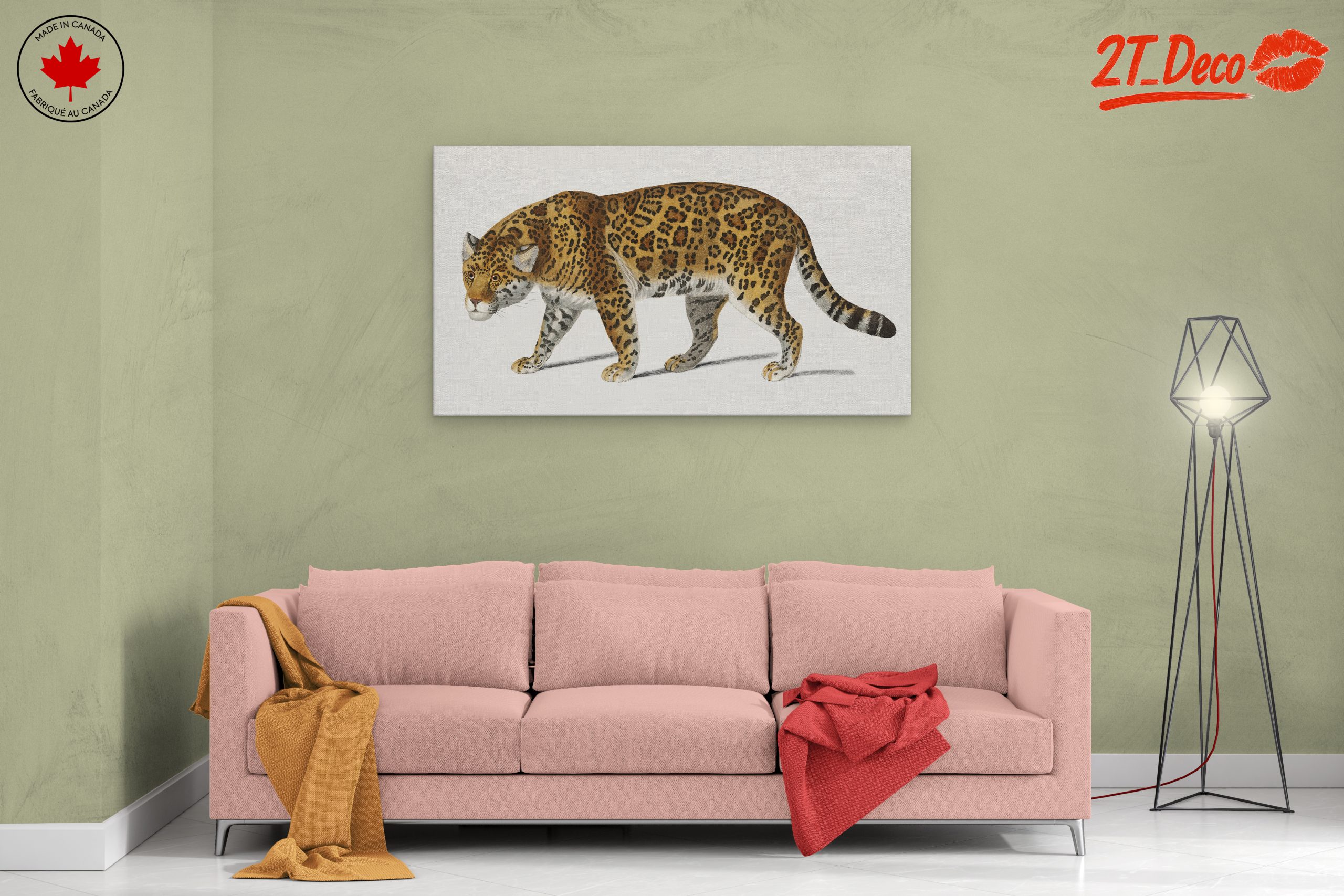 Stylized Jaguar Artwork for Animal Lovers - Image 2