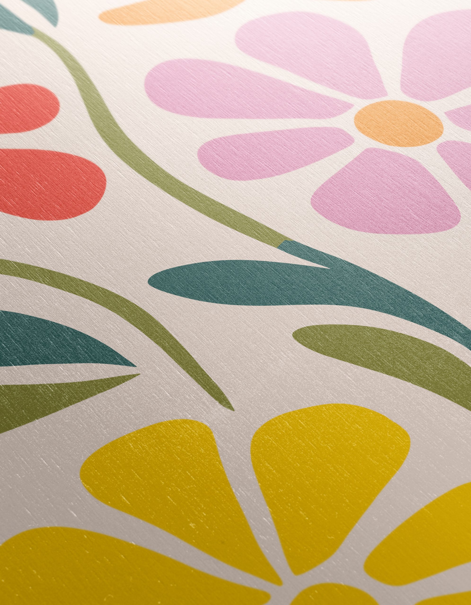 Vibrant Botanical Abstract Floral Artwork - Image 12