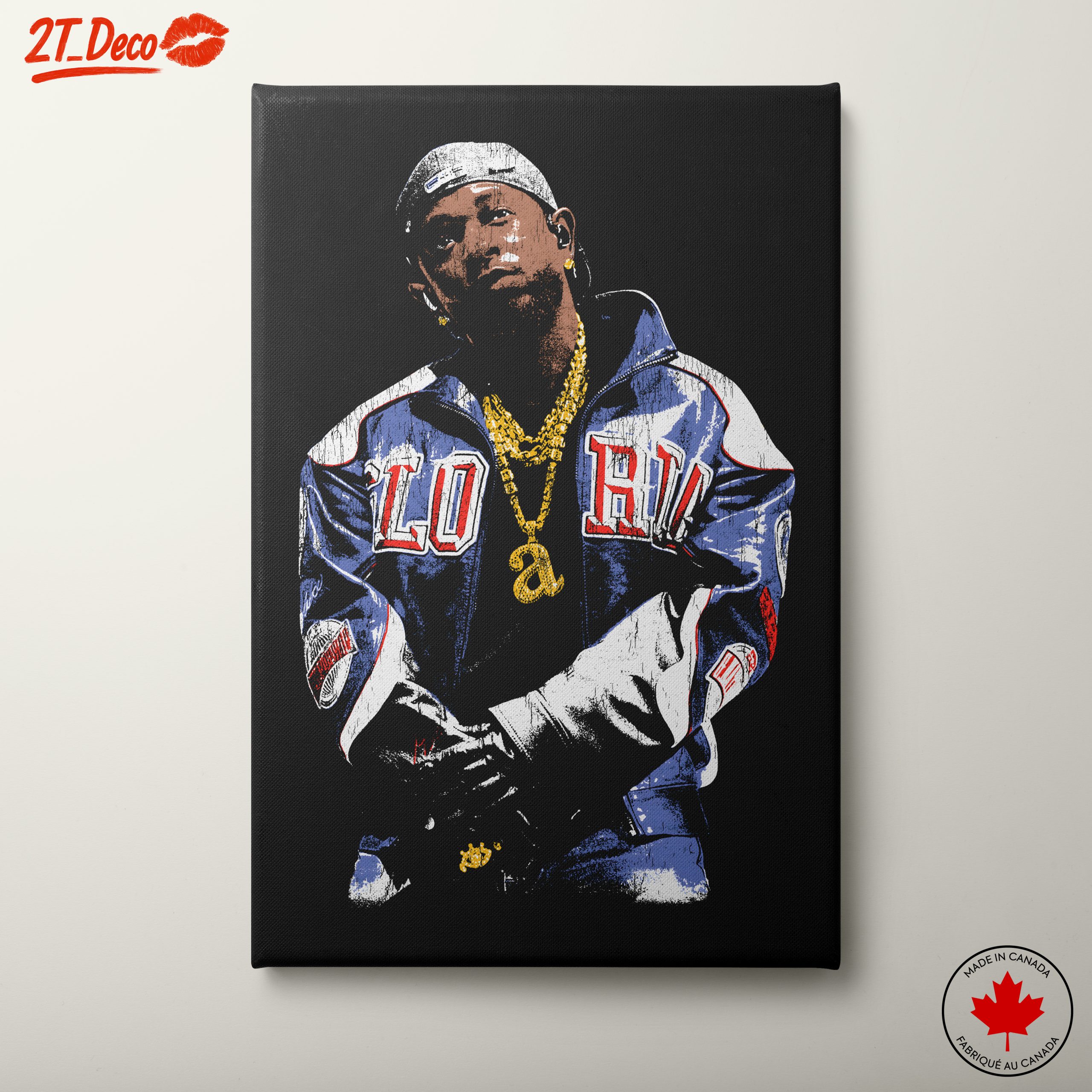 Hip Hop Cultural Artwork Featuring Iconic Style
