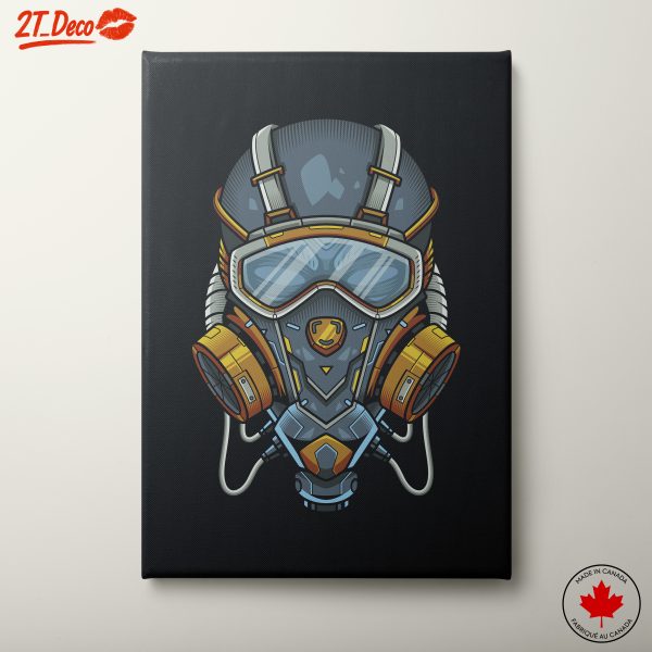 Futuristic Sci-Fi Mask Design Art