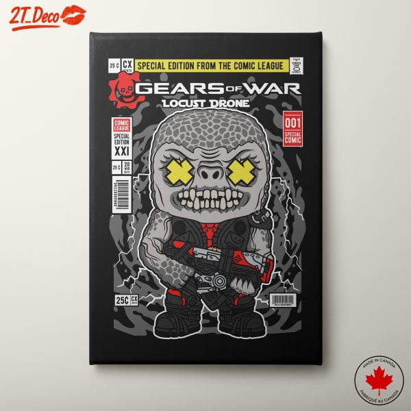 Gears of War Locust Drone Art