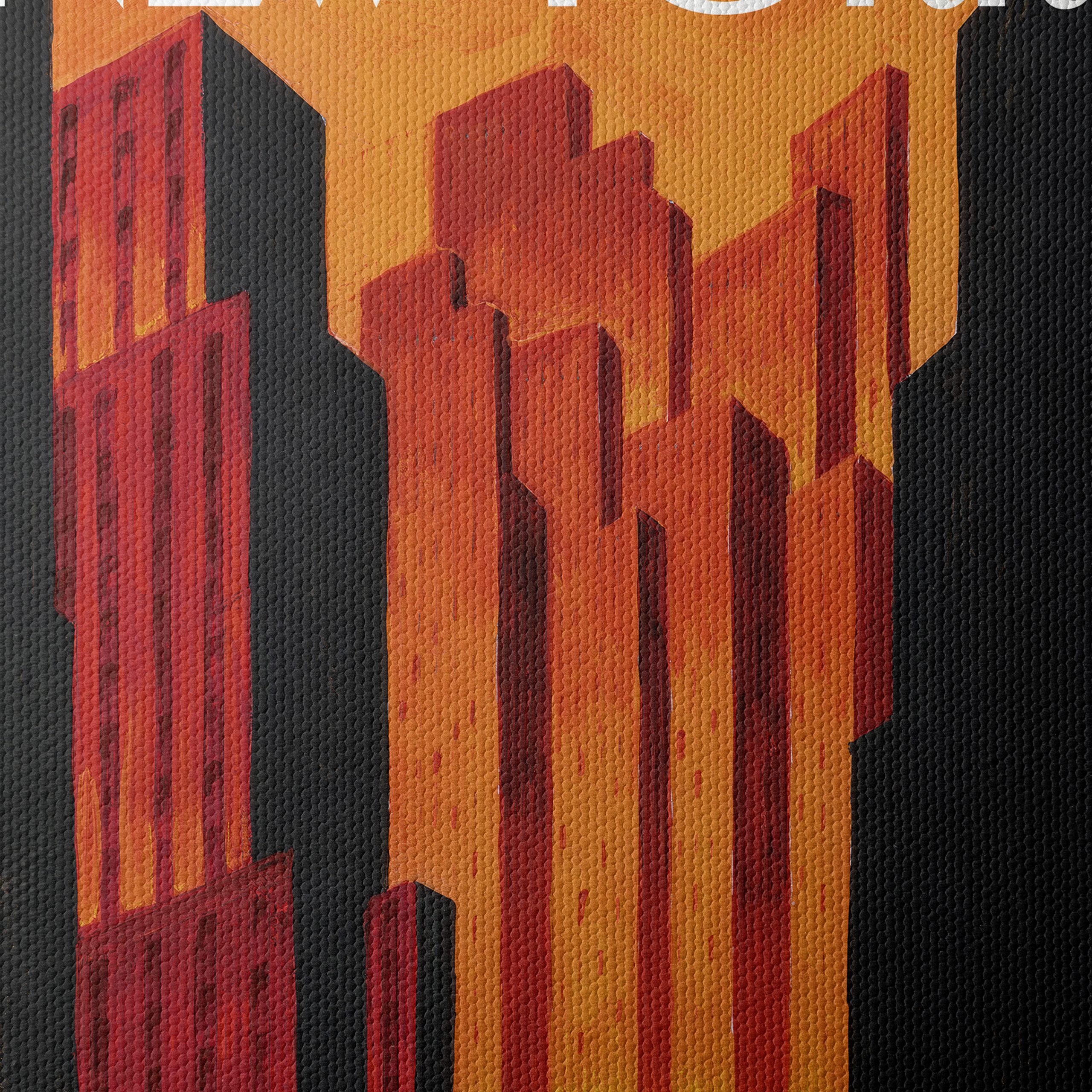New Yorker Magazine Cover Art Featuring Skater - Image 4