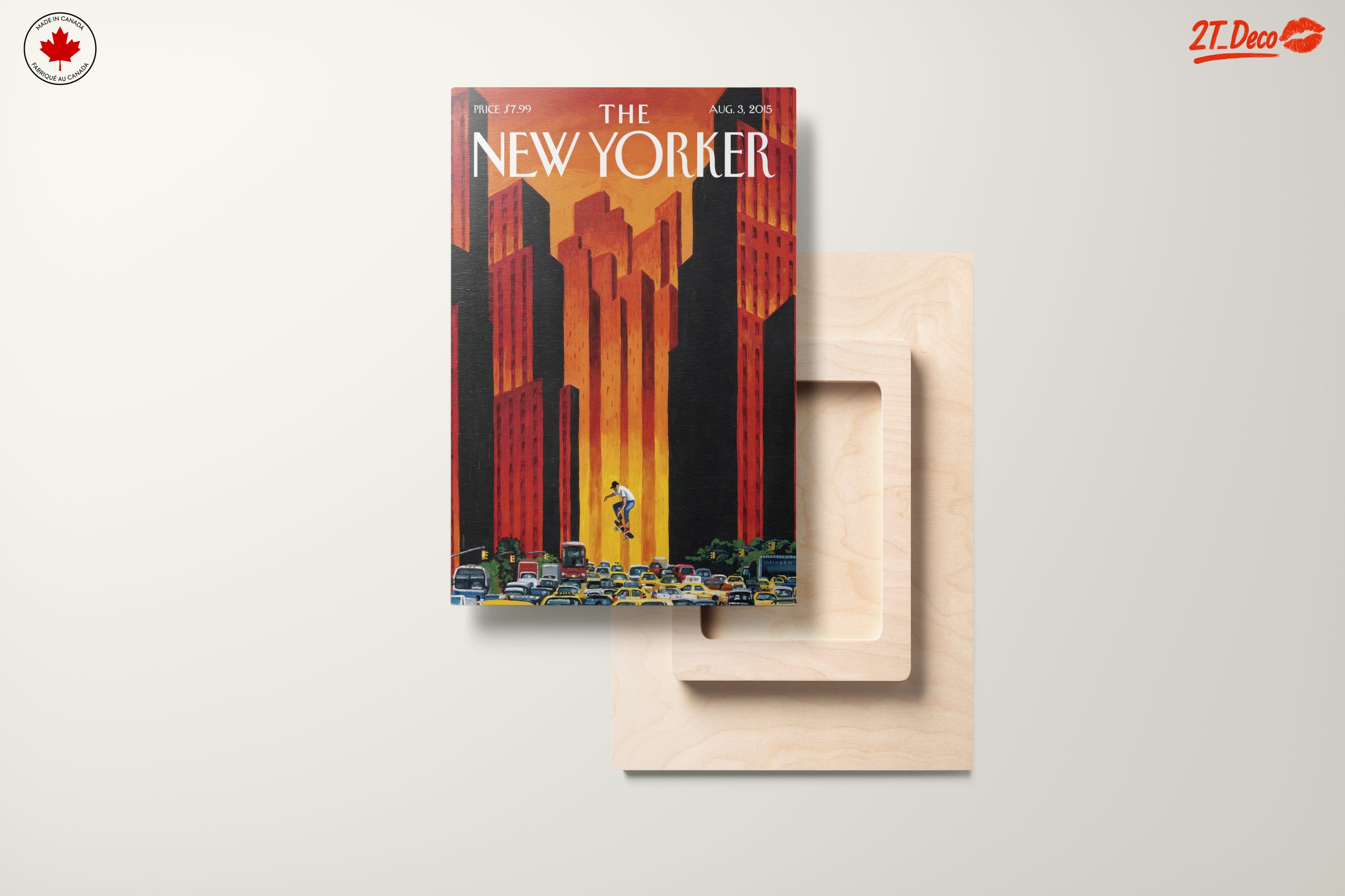 New Yorker Magazine Cover Art Featuring Skater - Image 11