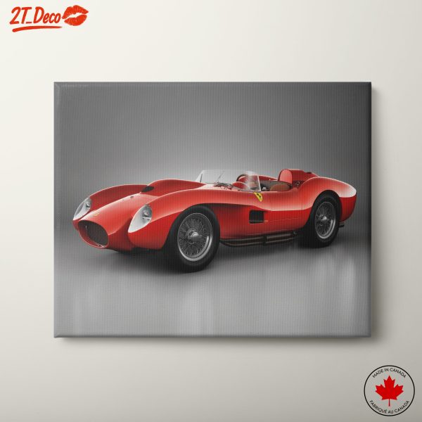 Iconic Red Sports Car Wall Art