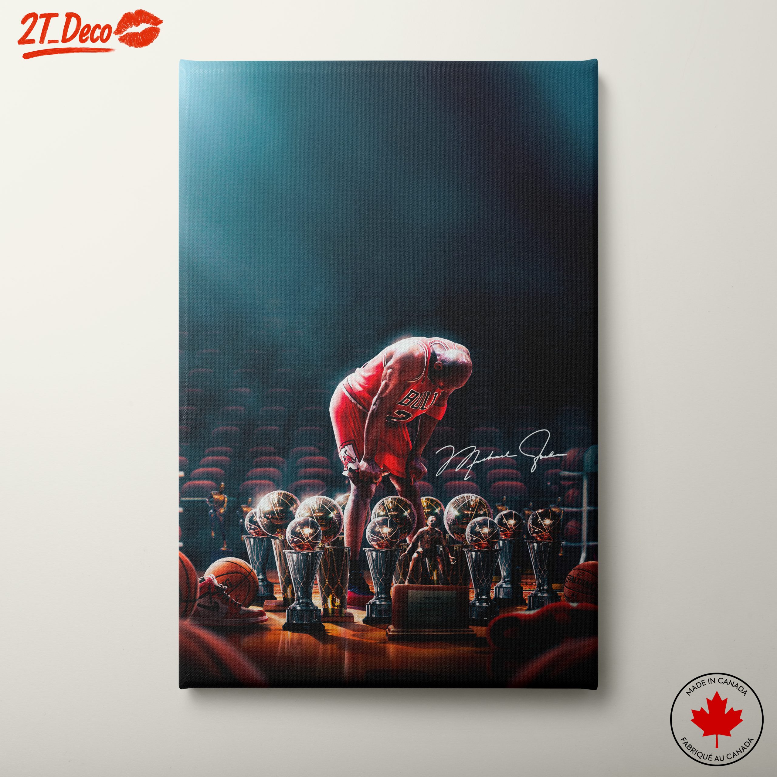 Emotional Basketball Player Celebration Artwork
