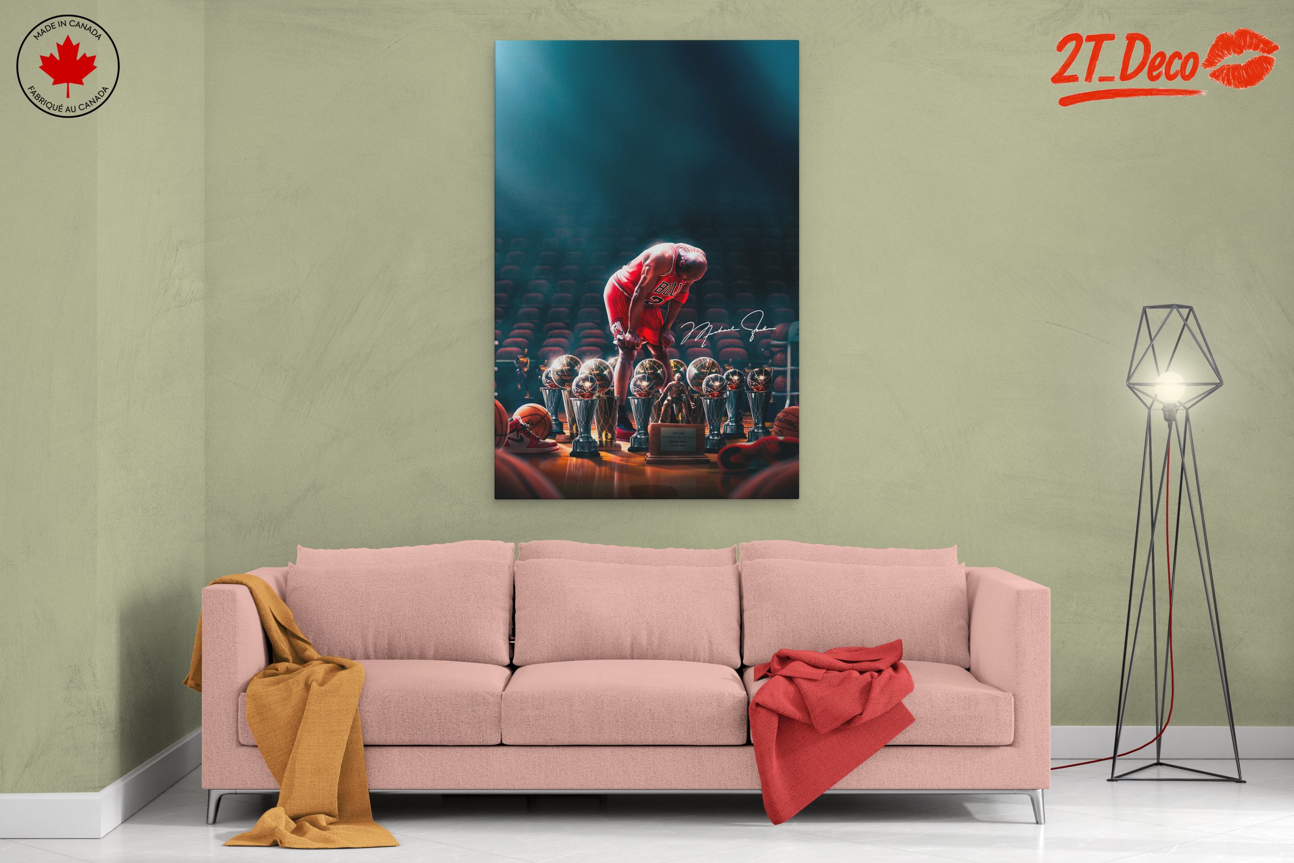 Emotional Basketball Player Celebration Artwork - Image 2