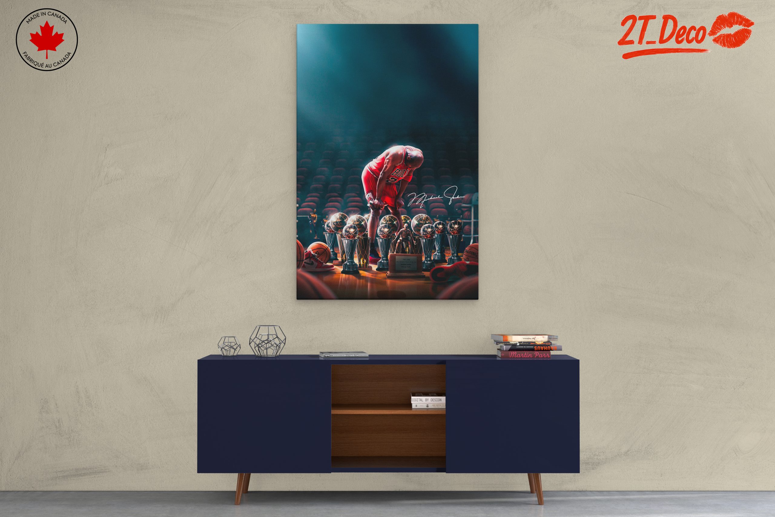 Emotional Basketball Player Celebration Artwork - Image 3