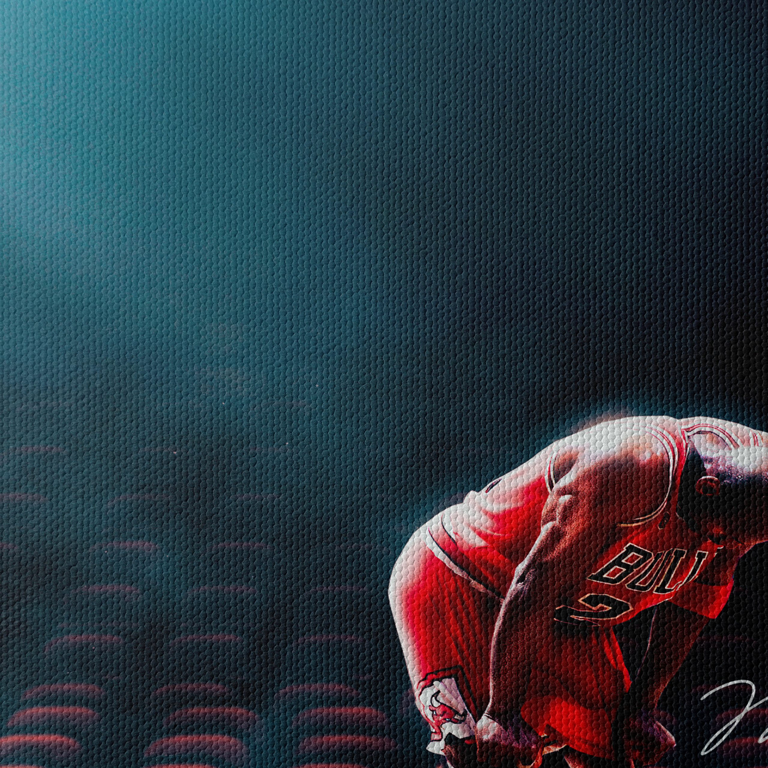 Emotional Basketball Player Celebration Artwork - Image 4