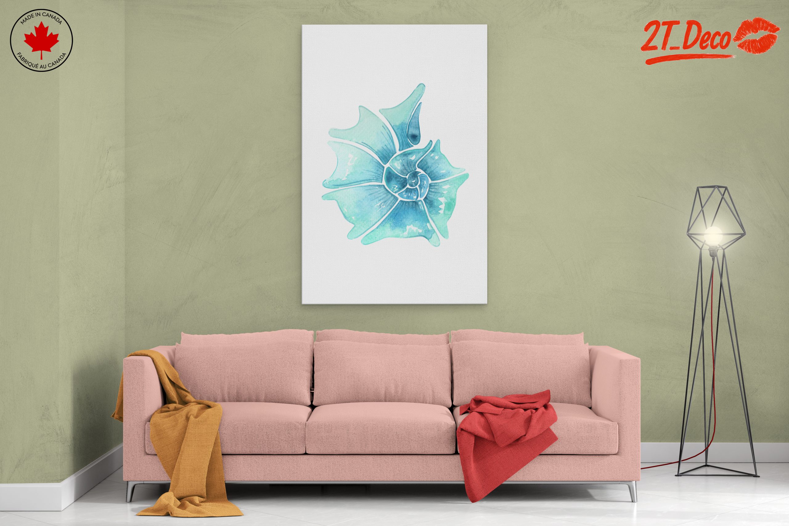 Elegant Marine Life Watercolor Art 2 - Image 2