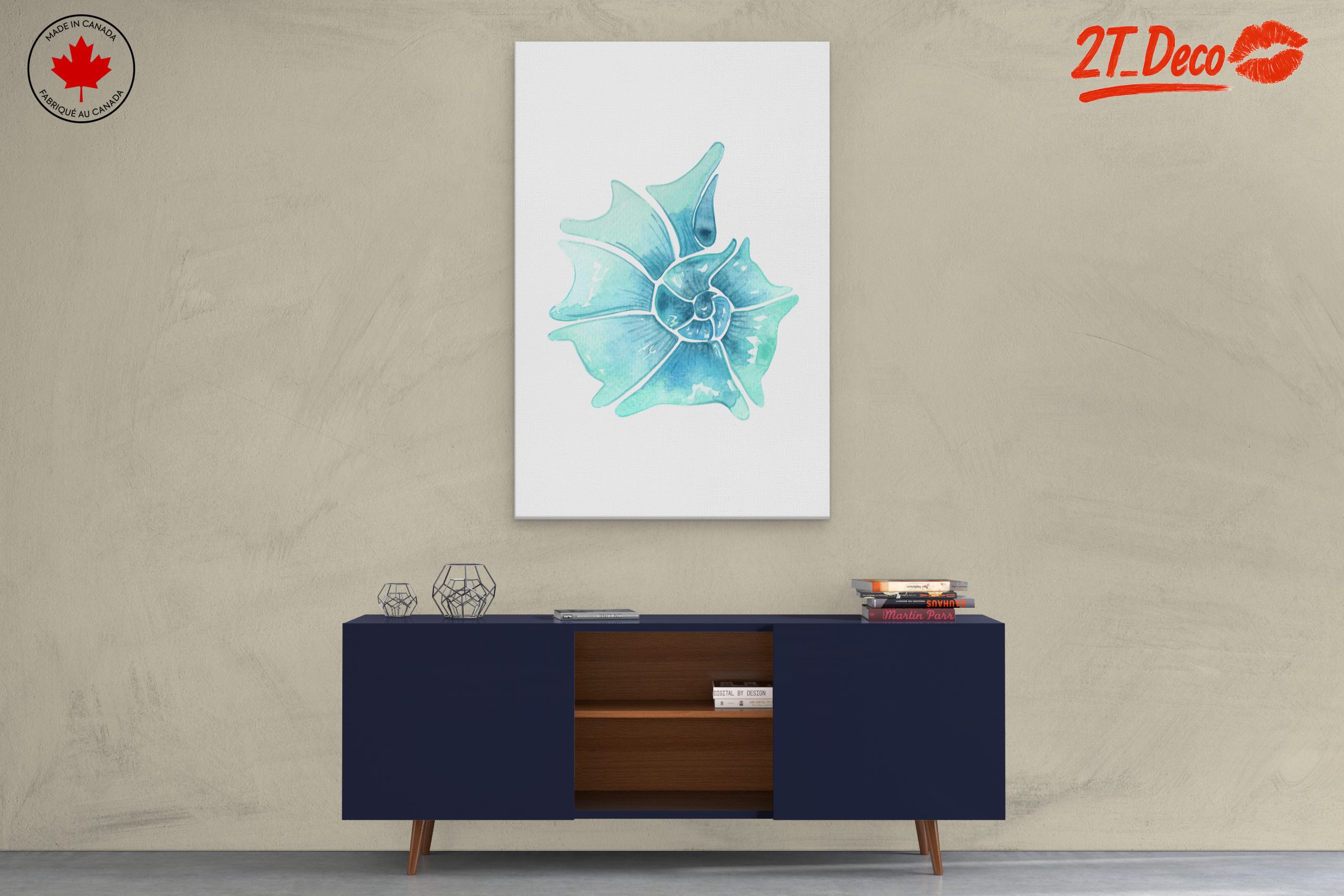 Elegant Marine Life Watercolor Art 2 - Image 3