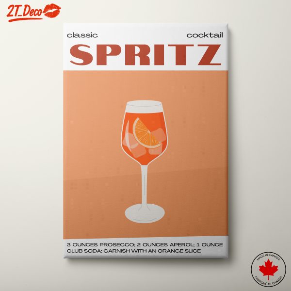 Classic Spritz Cocktail Art