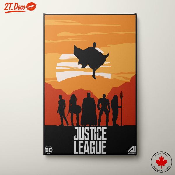 Epic Justice League Silhouette Artwork