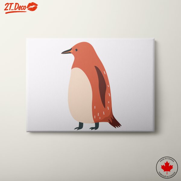 Stylized Penguin Illustration Art