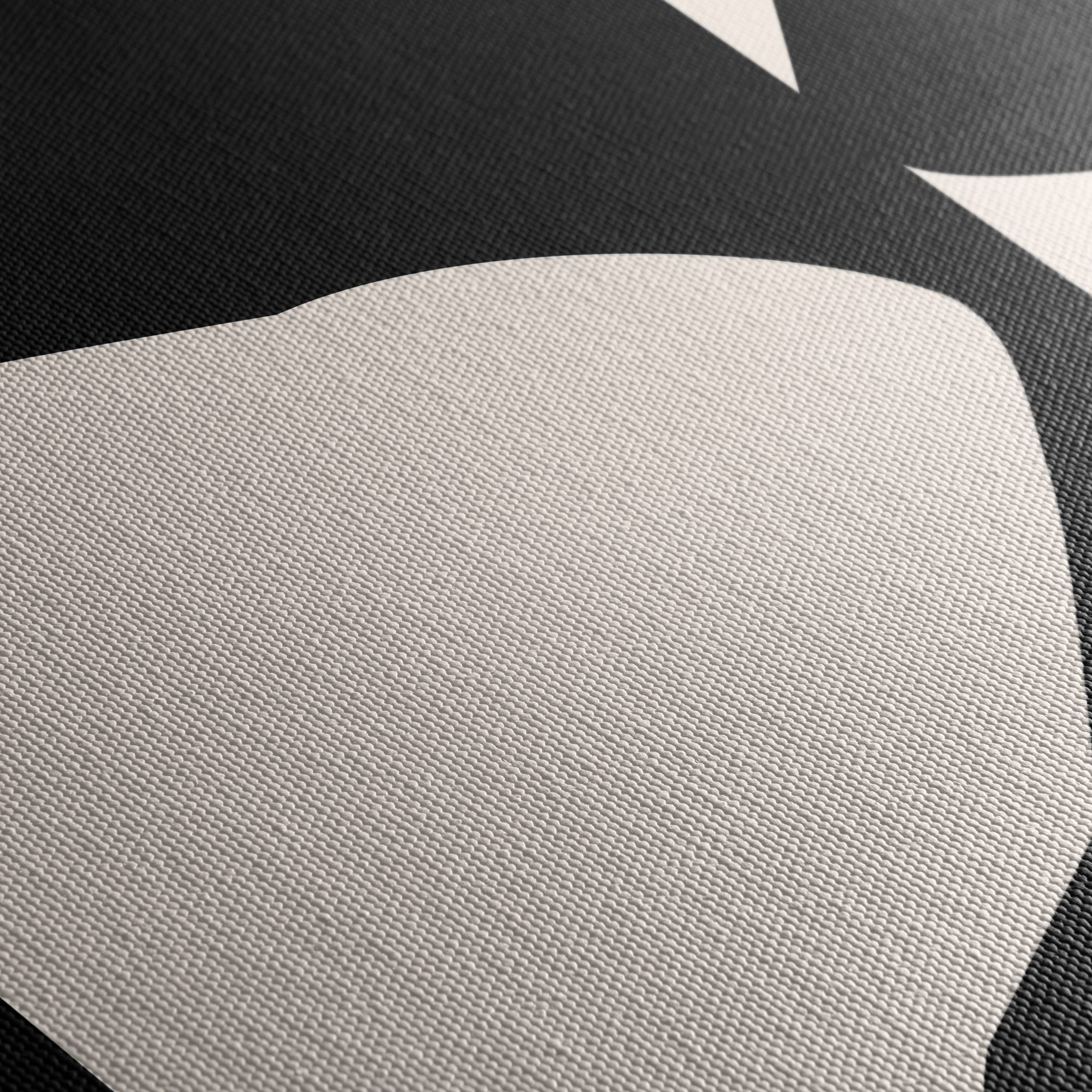 Modern Abstract Black And Beige Art - Image 5