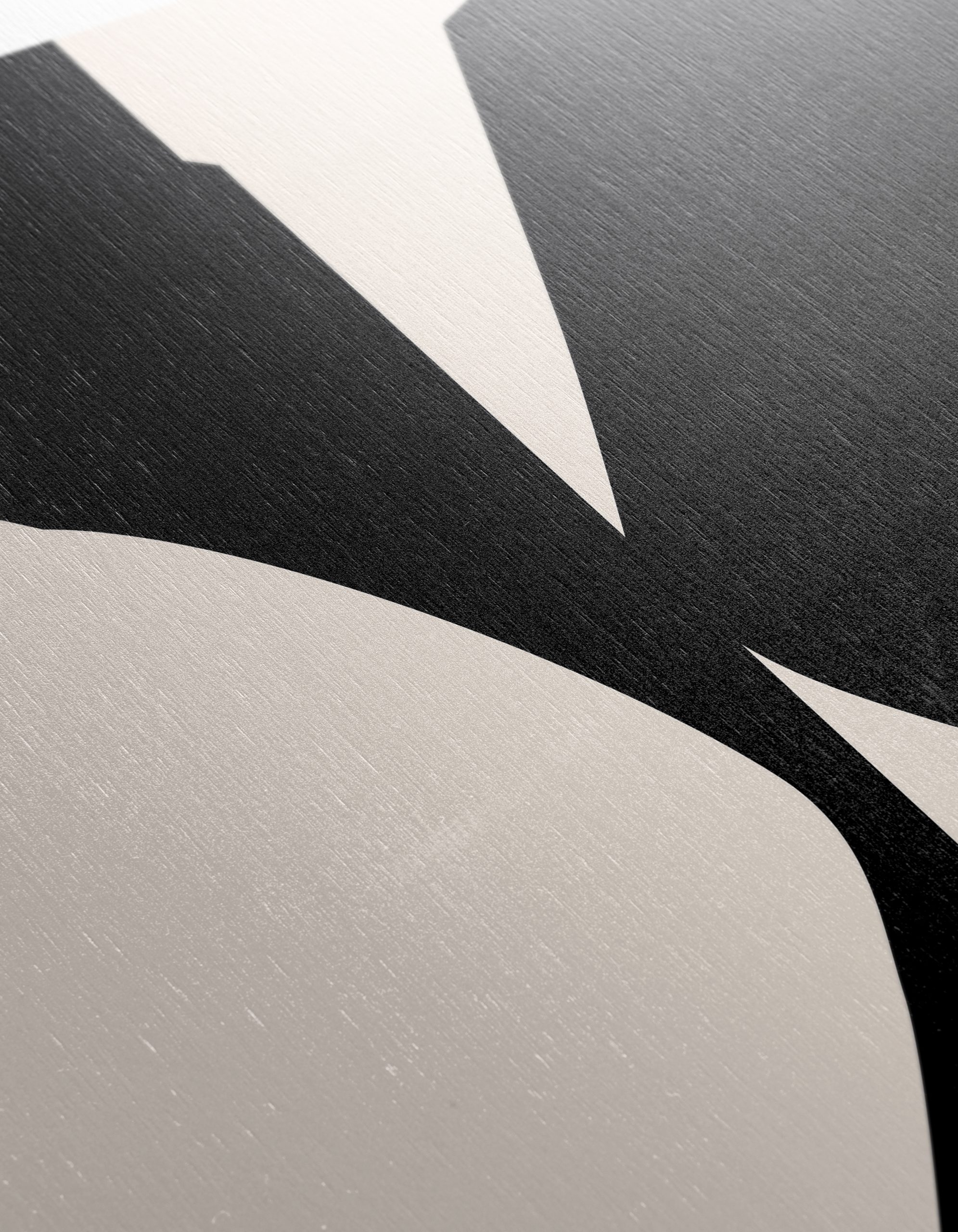 Modern Abstract Black And Beige Art - Image 12