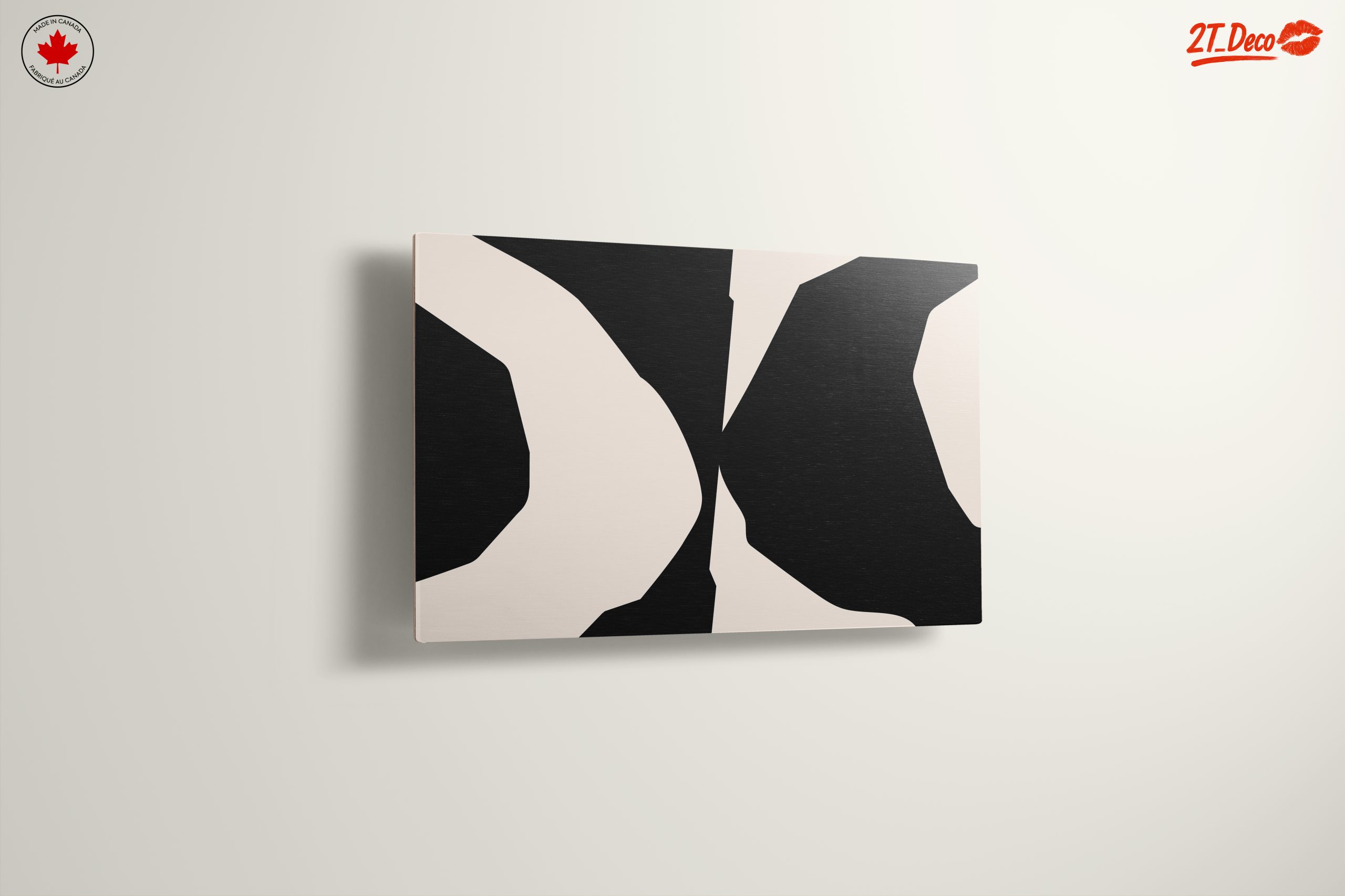 Modern Abstract Black And Beige Art - Image 13