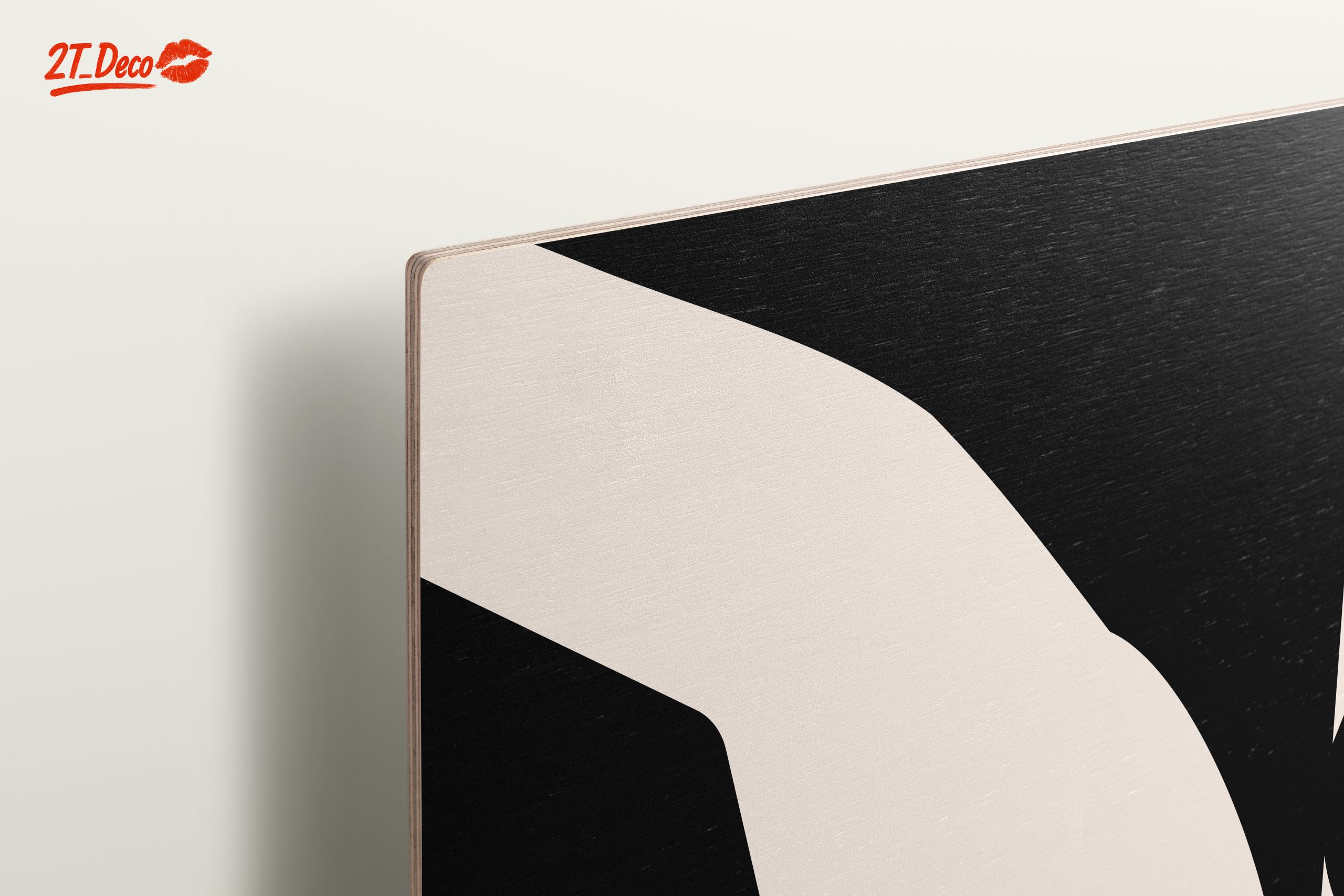 Modern Abstract Black And Beige Art - Image 15