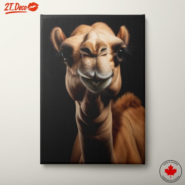 Close-Up Camel Portrait Art