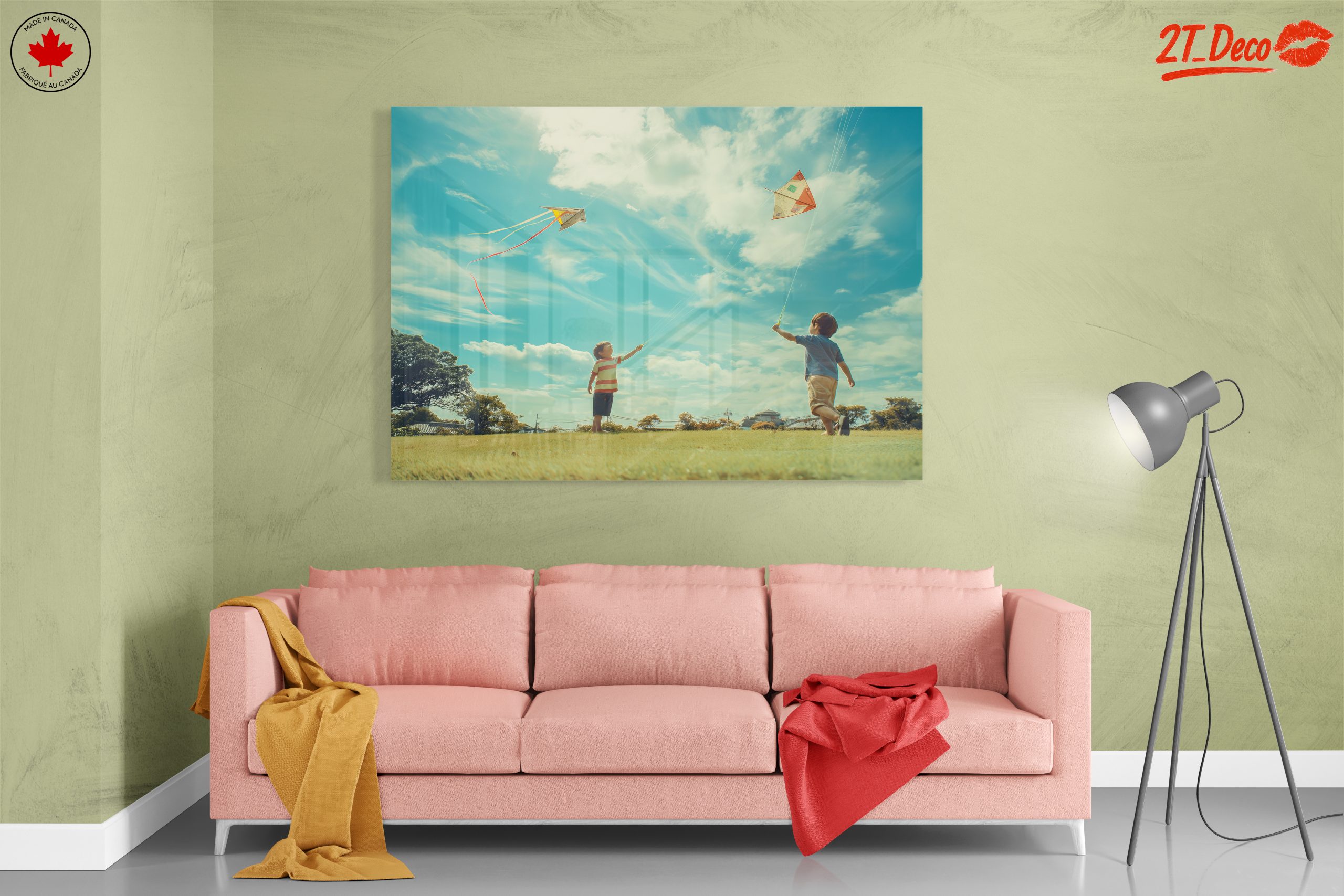 Children Flying Kites on a Bright Day - Image 7
