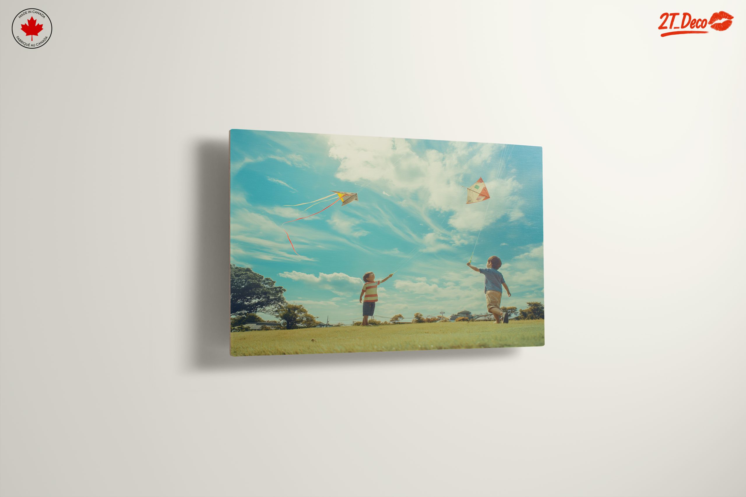Children Flying Kites on a Bright Day - Image 13
