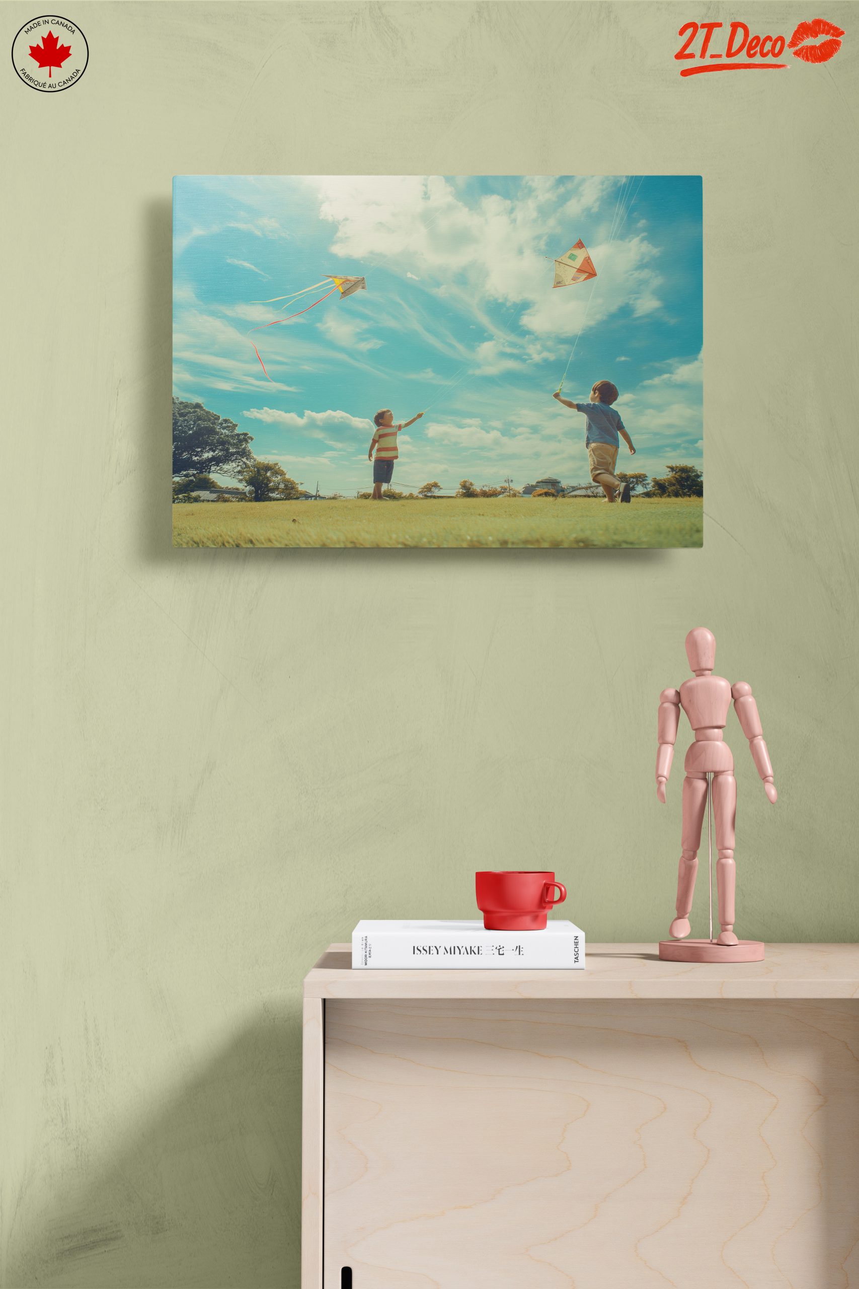 Children Flying Kites on a Bright Day - Image 14