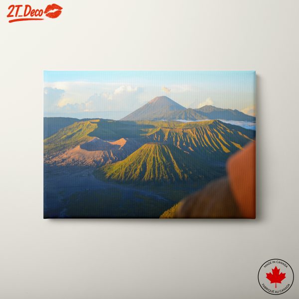 Breathtaking Volcano Landscape at Sunrise