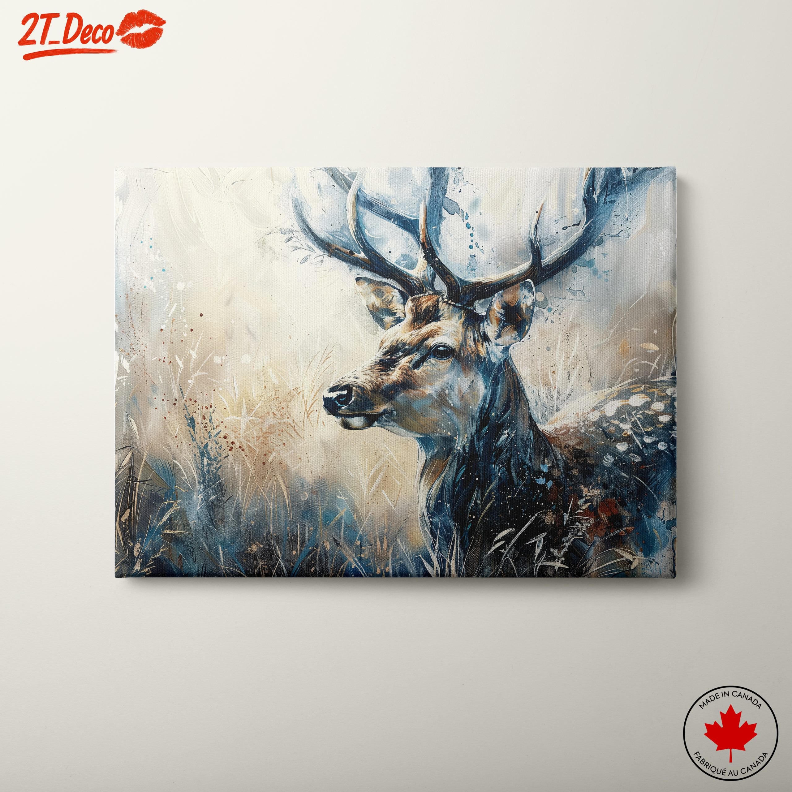 Majestic Deer in Artistic Style