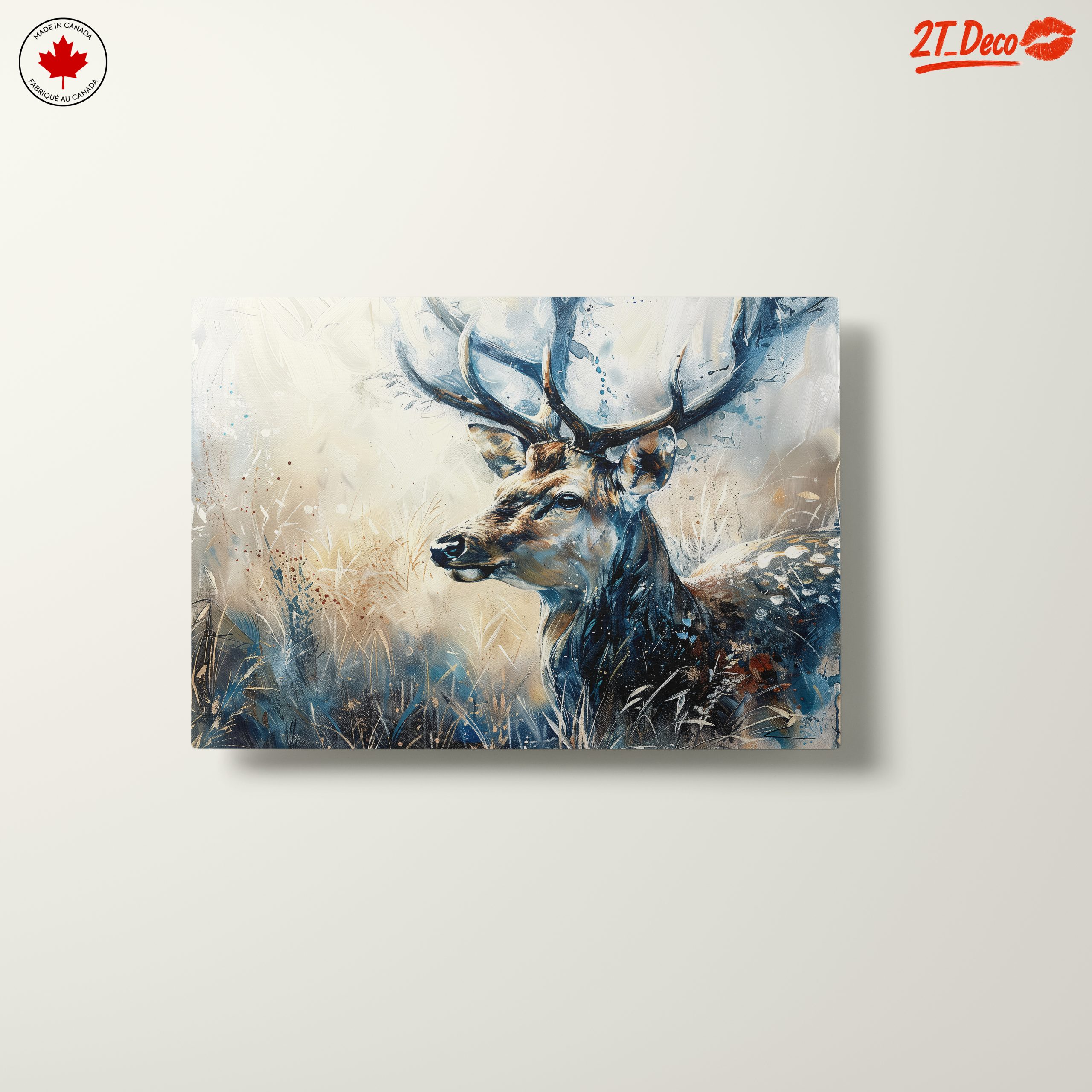 Majestic Deer in Artistic Style - Image 10