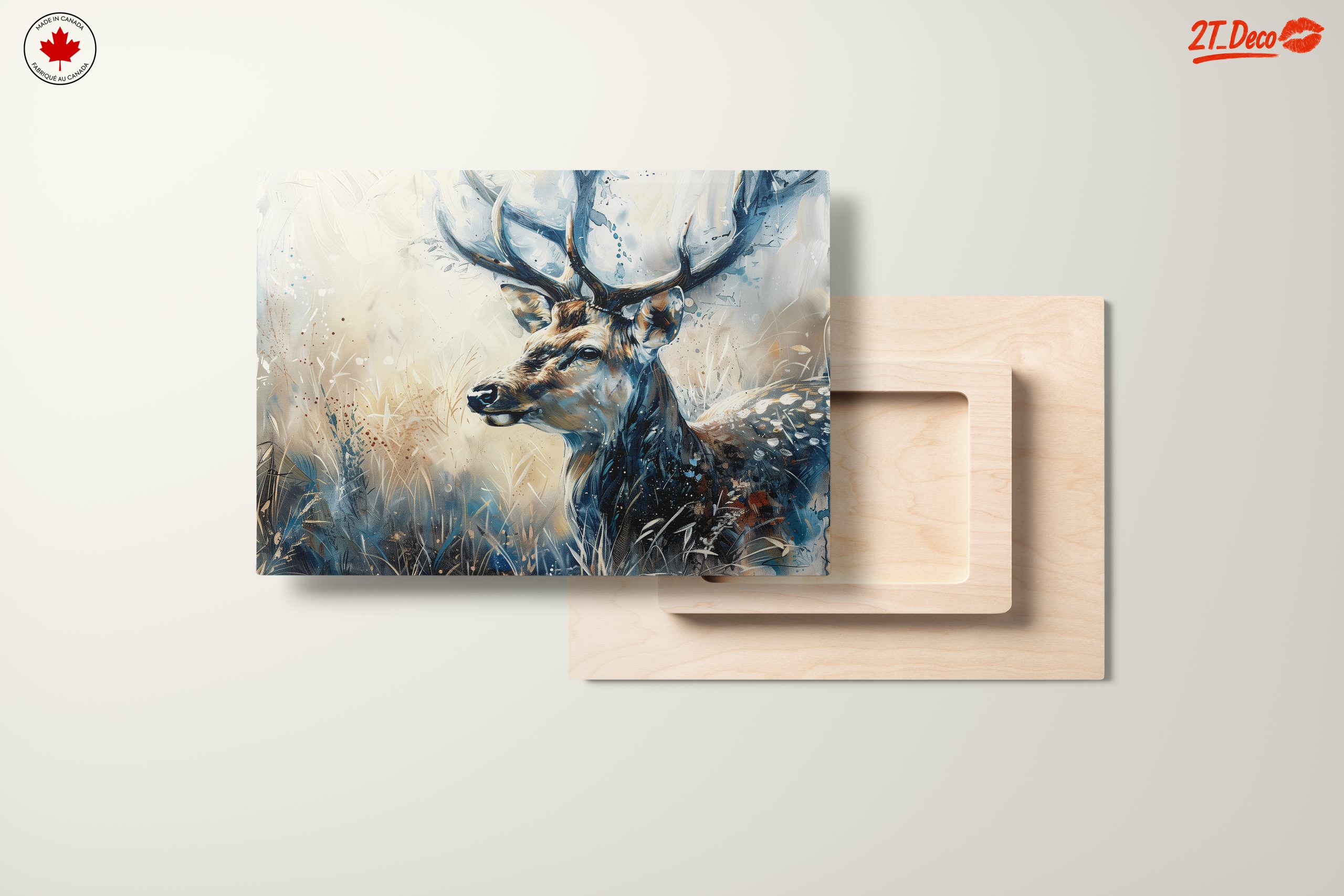 Majestic Deer in Artistic Style - Image 11